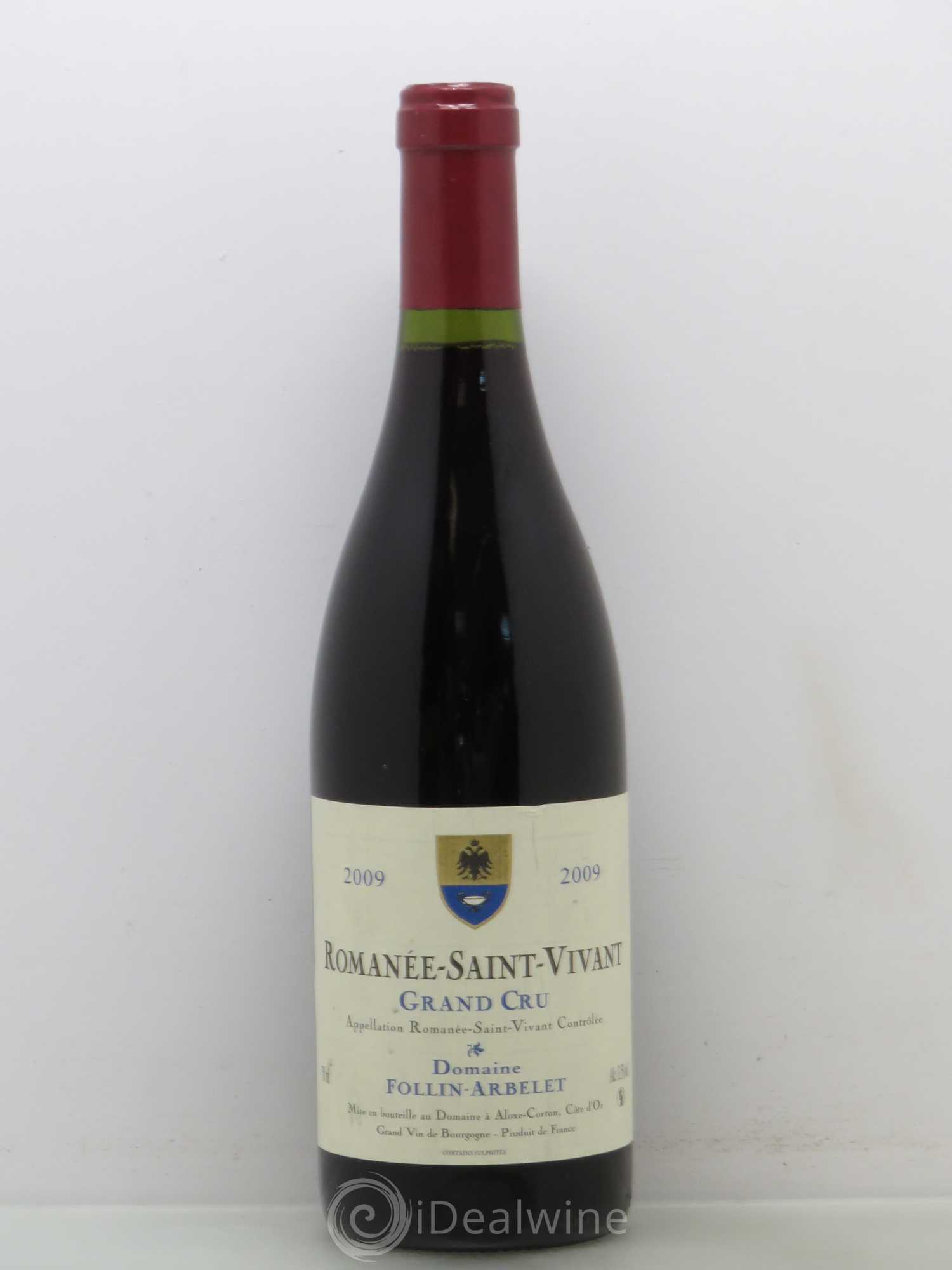 Romanée-Saint-Vivant Grand Cru Follin-Arbelet 2009 - Lot de 1 bouteille - 0