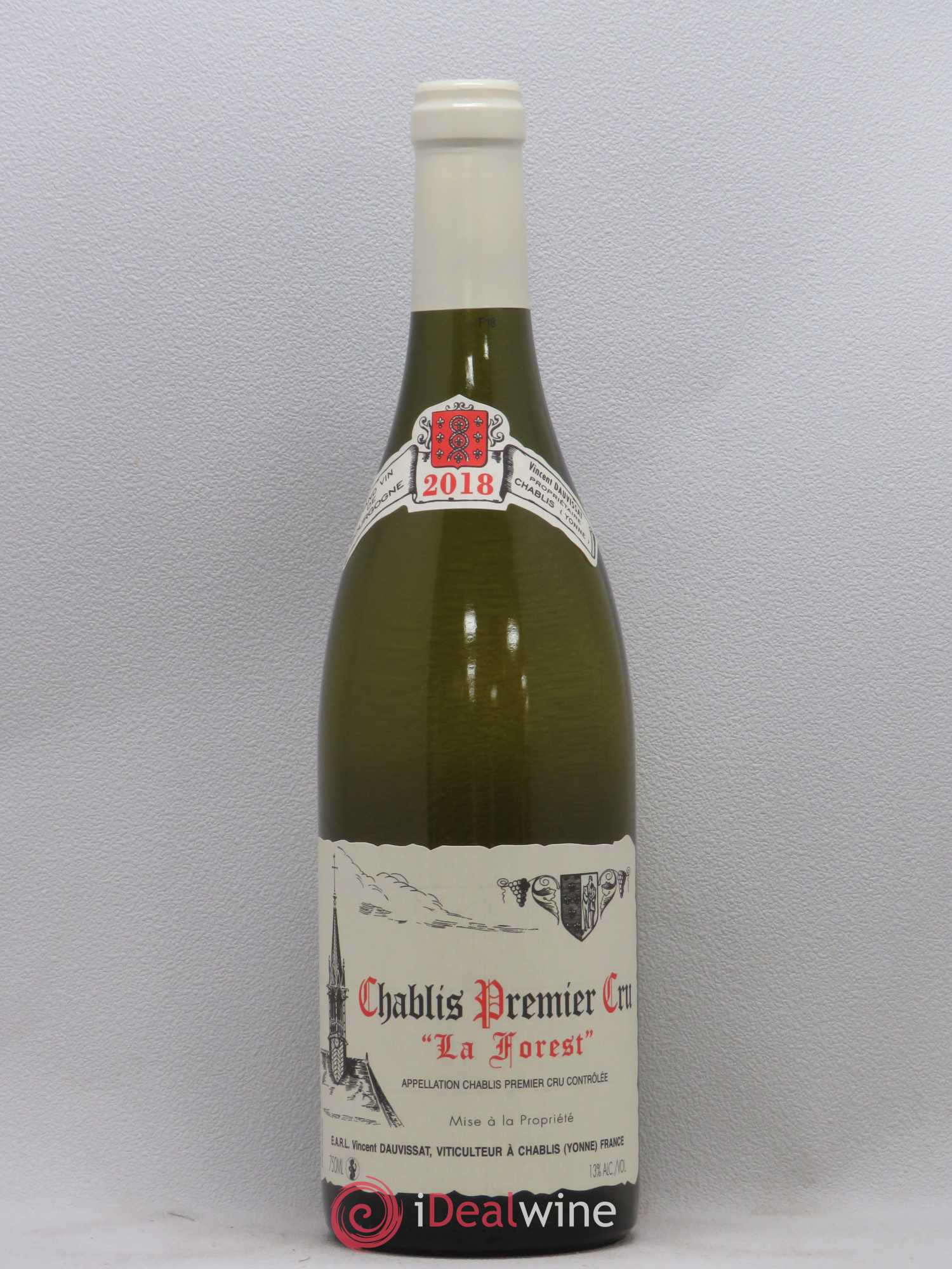 Chablis 1er Cru La Forest Vincent Dauvissat (Domaine) 2018 - Lot de 1 bouteille - 0