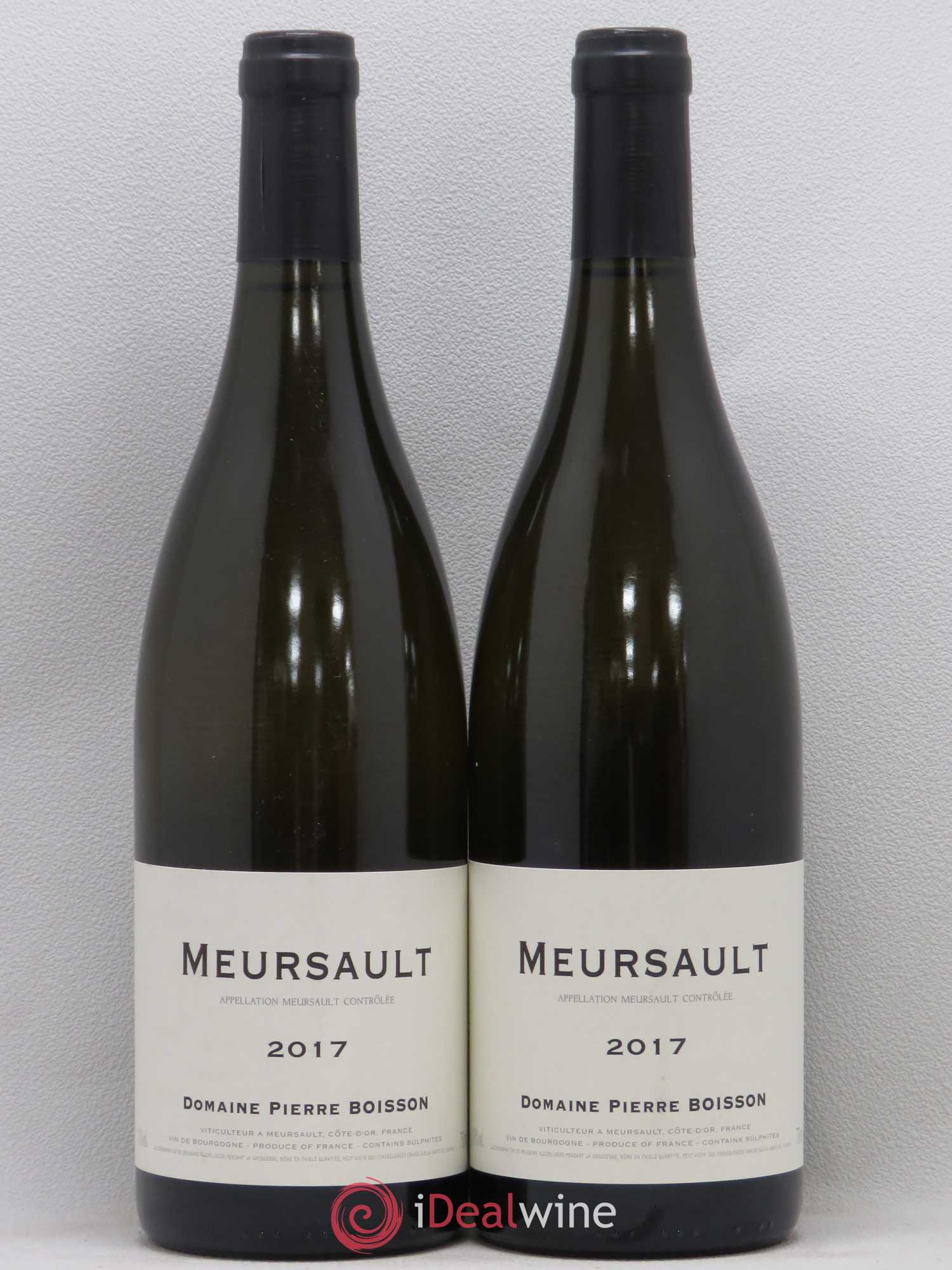 Meursault Pierre Boisson (Domaine) (sans prix de réserve) 2017 - Lot de 2 bouteilles - 0