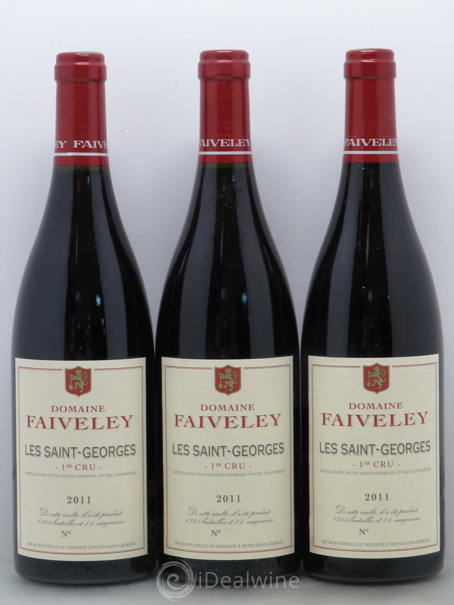 Nuits-Saint-Georges 1er Cru Les Saint-Georges Faiveley 2011 - Lot de 6 bouteilles - 1