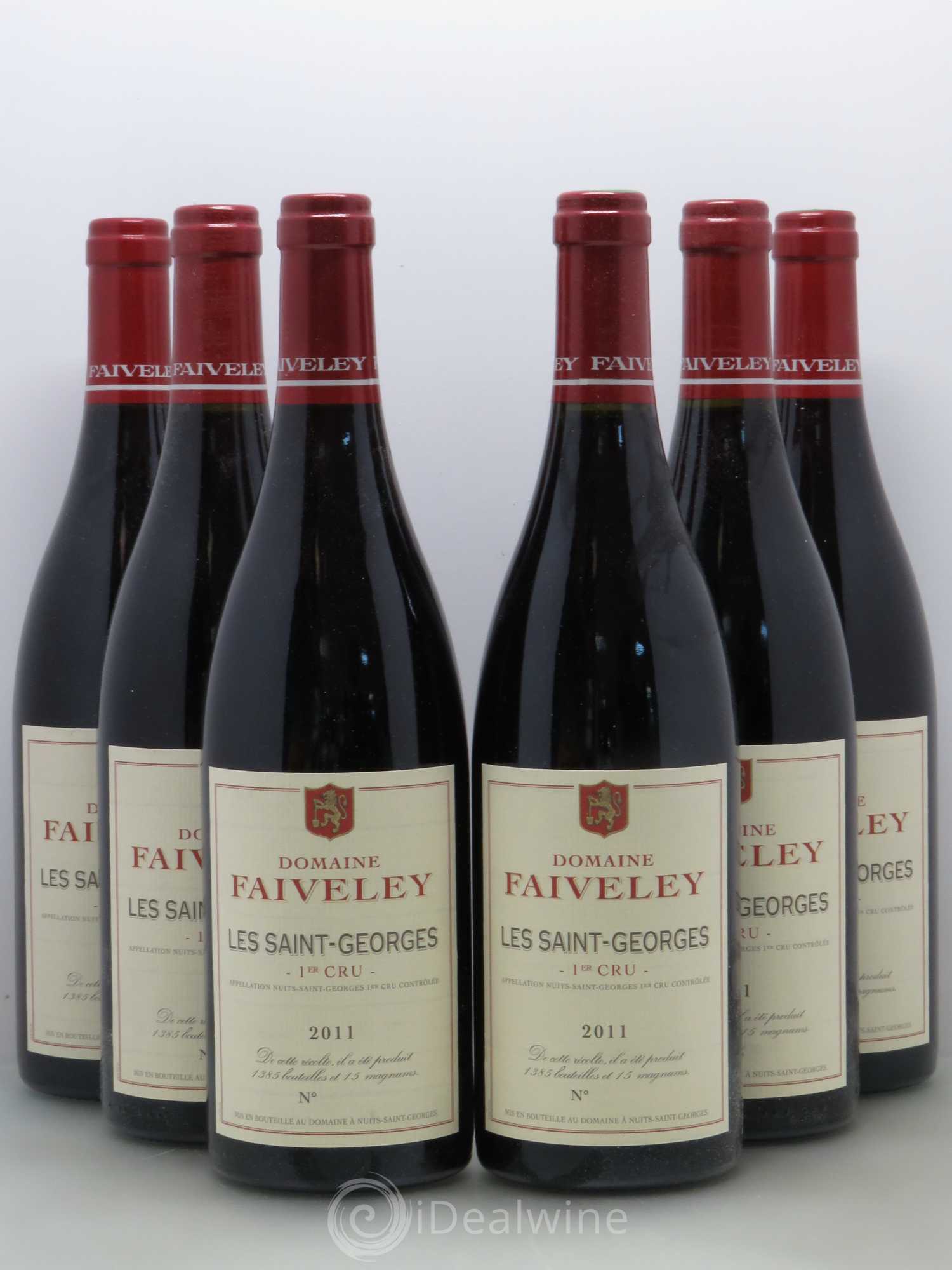 Nuits-Saint-Georges 1er Cru Les Saint-Georges Faiveley 2011 - Lot de 6 bouteilles - 0