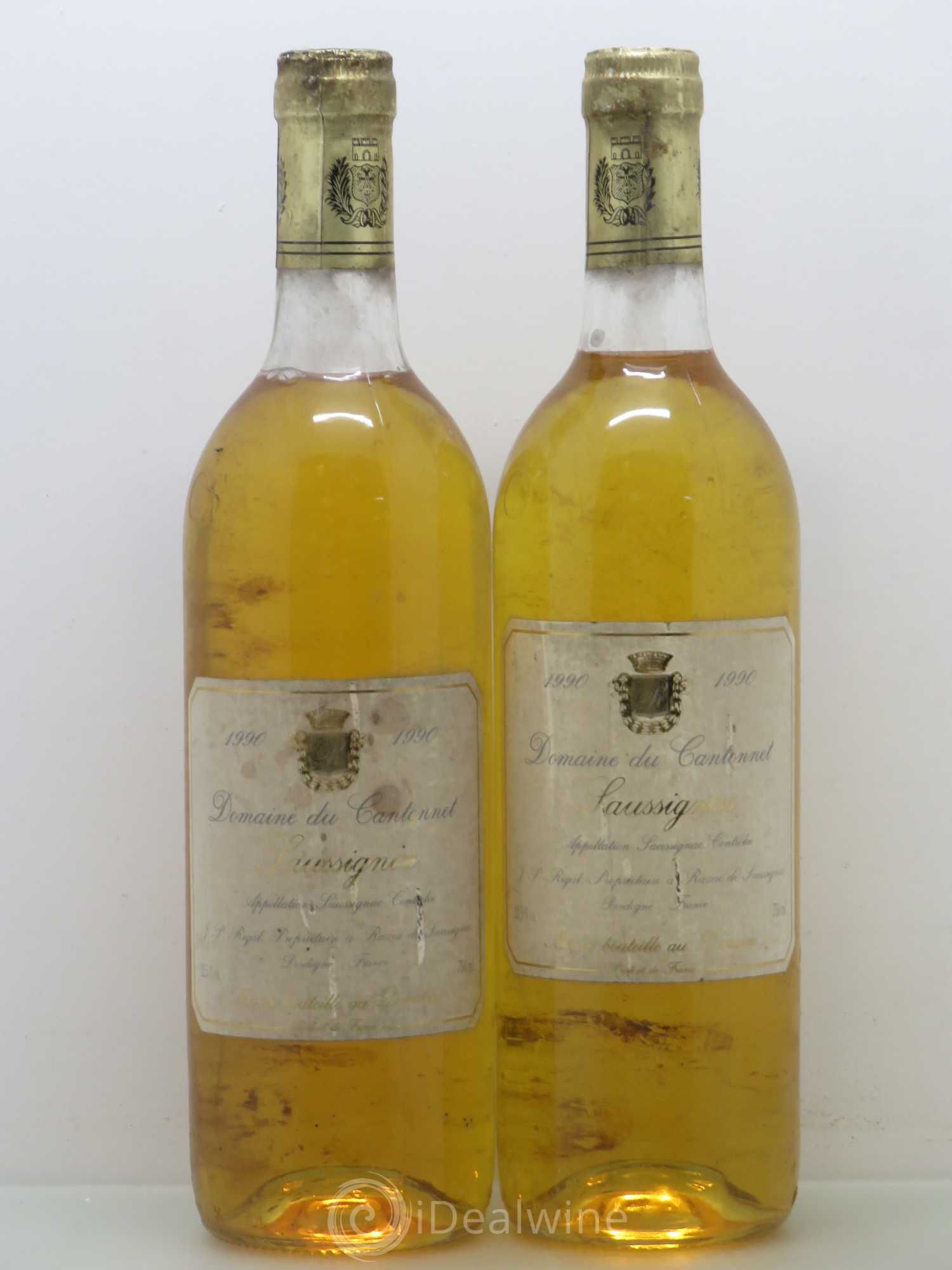 Bergerac Domaine du Cantonnet Saussignac (sans prix de réserve) 1990 - Posten von 2 Flaschen - 0