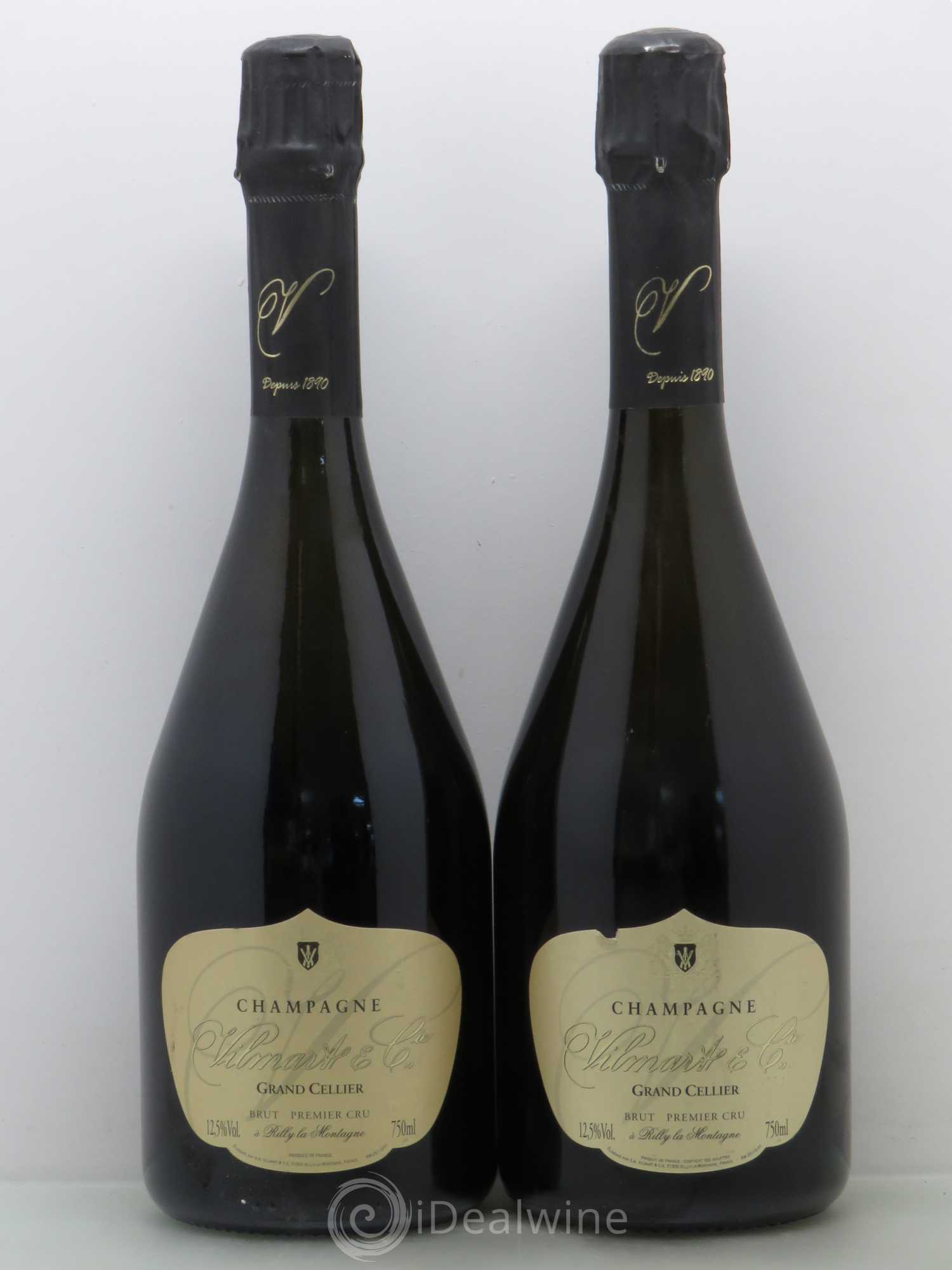 Champagne Grand Cellier Vilmart & Cie - Posten von 2 Flaschen - 0