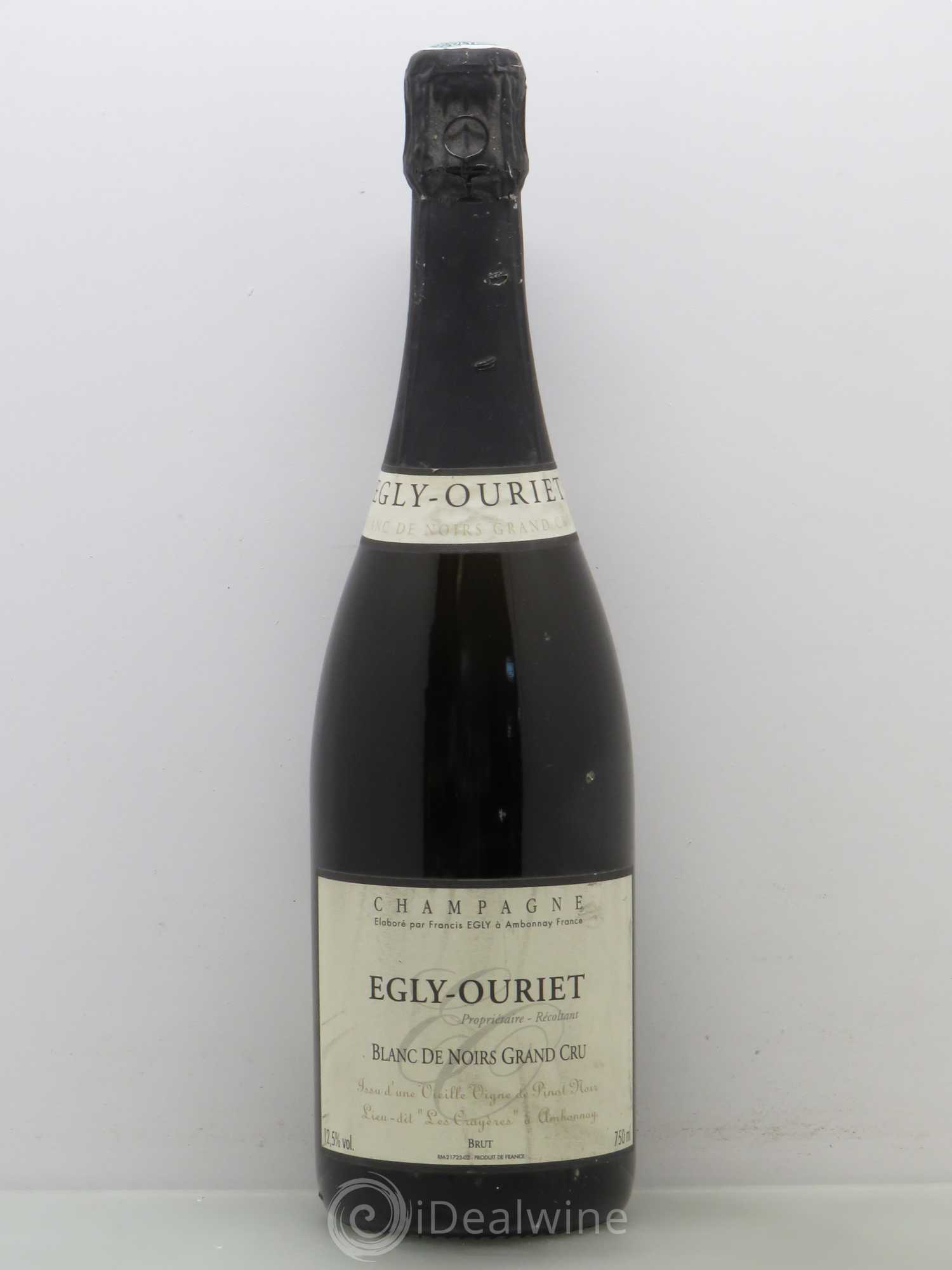 Blanc de Noirs Vieilles Vignes Egly-Ouriet - Lot de 1 bouteille - 0