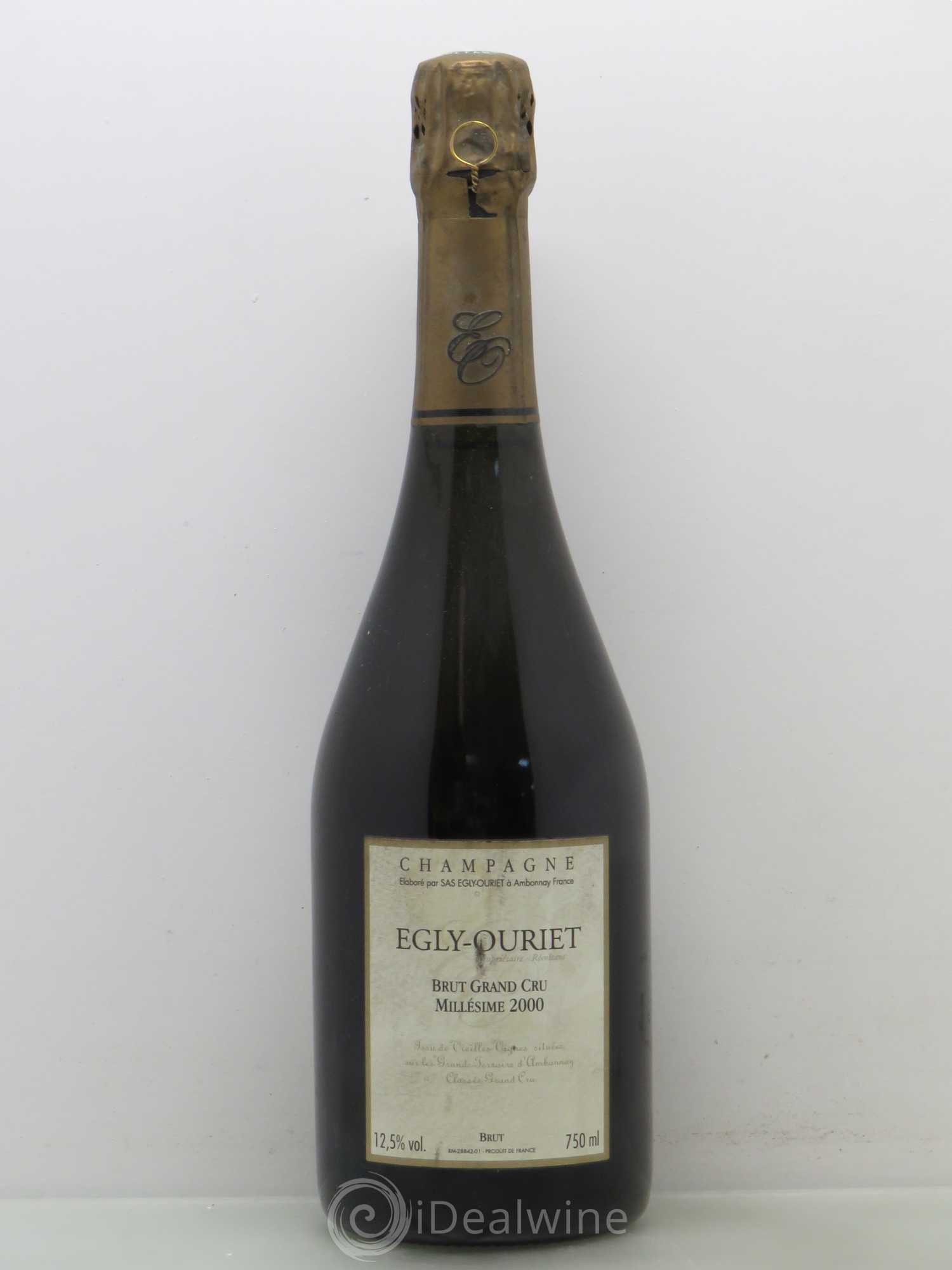Grand Cru Brut Egly-Ouriet Vieilles vignes 2000 - Lot de 1 bouteille - 0