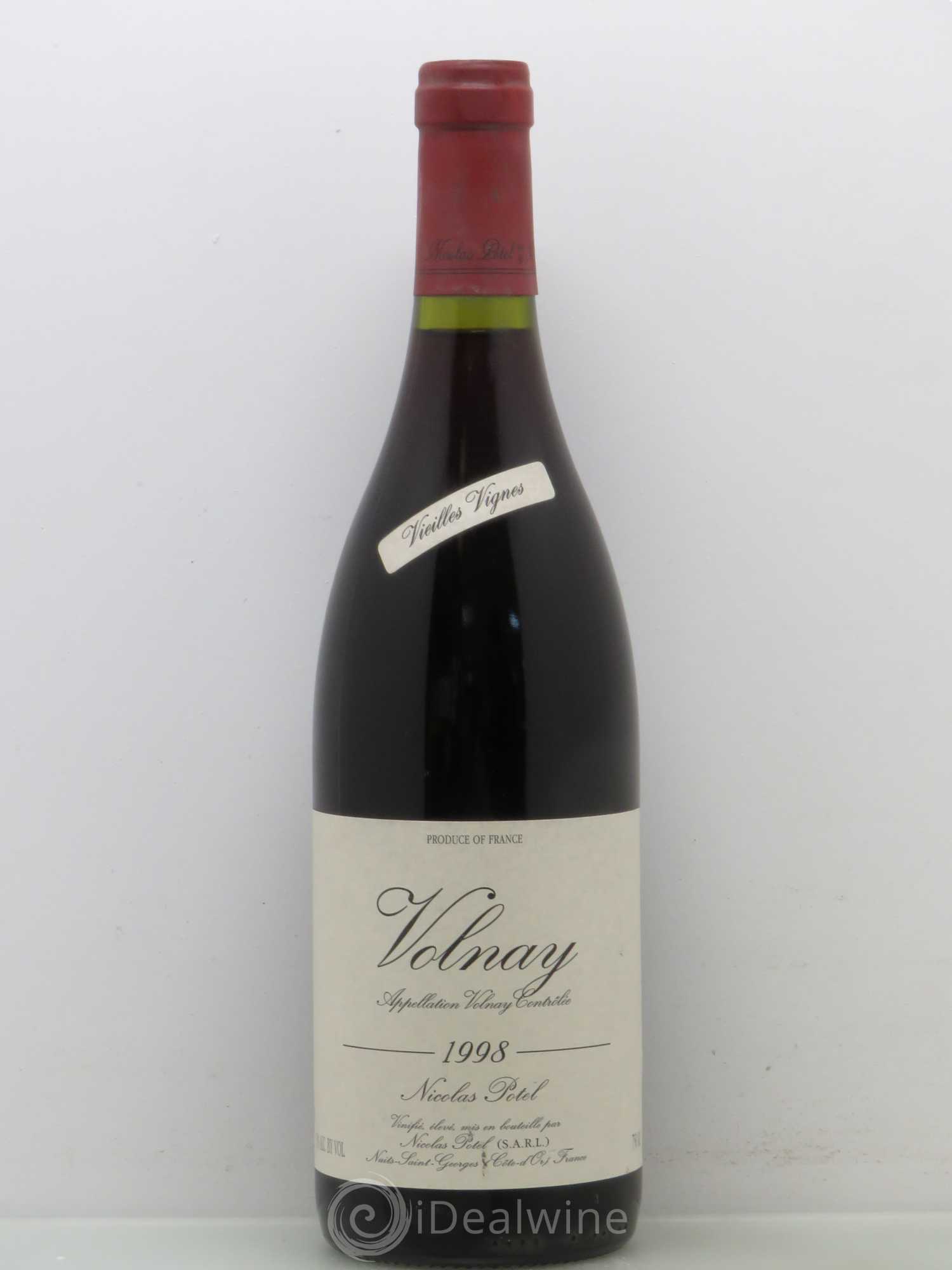 Volnay Vieilles Vignes Nicolas Potel (sans prix de réserve) 1998 - Posten von 1 Flasche - 0
