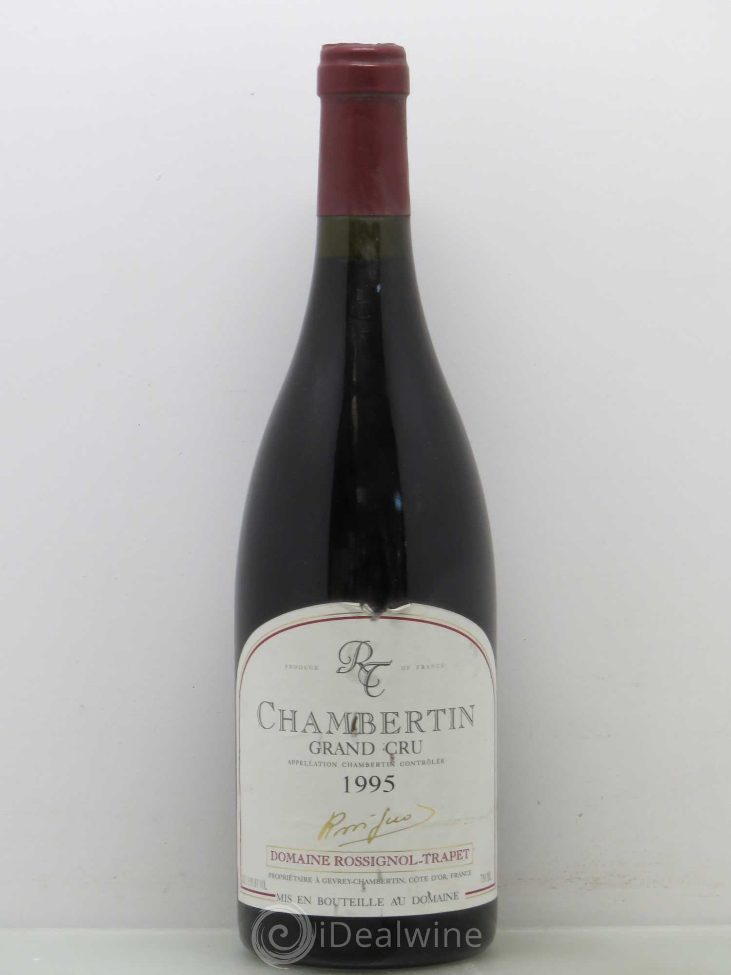 Chambertin Grand Cru Rossignol-Trapet (Domaine) (senza prezzo di riserva) 1995 - Lotto di 1 bottiglia - 0