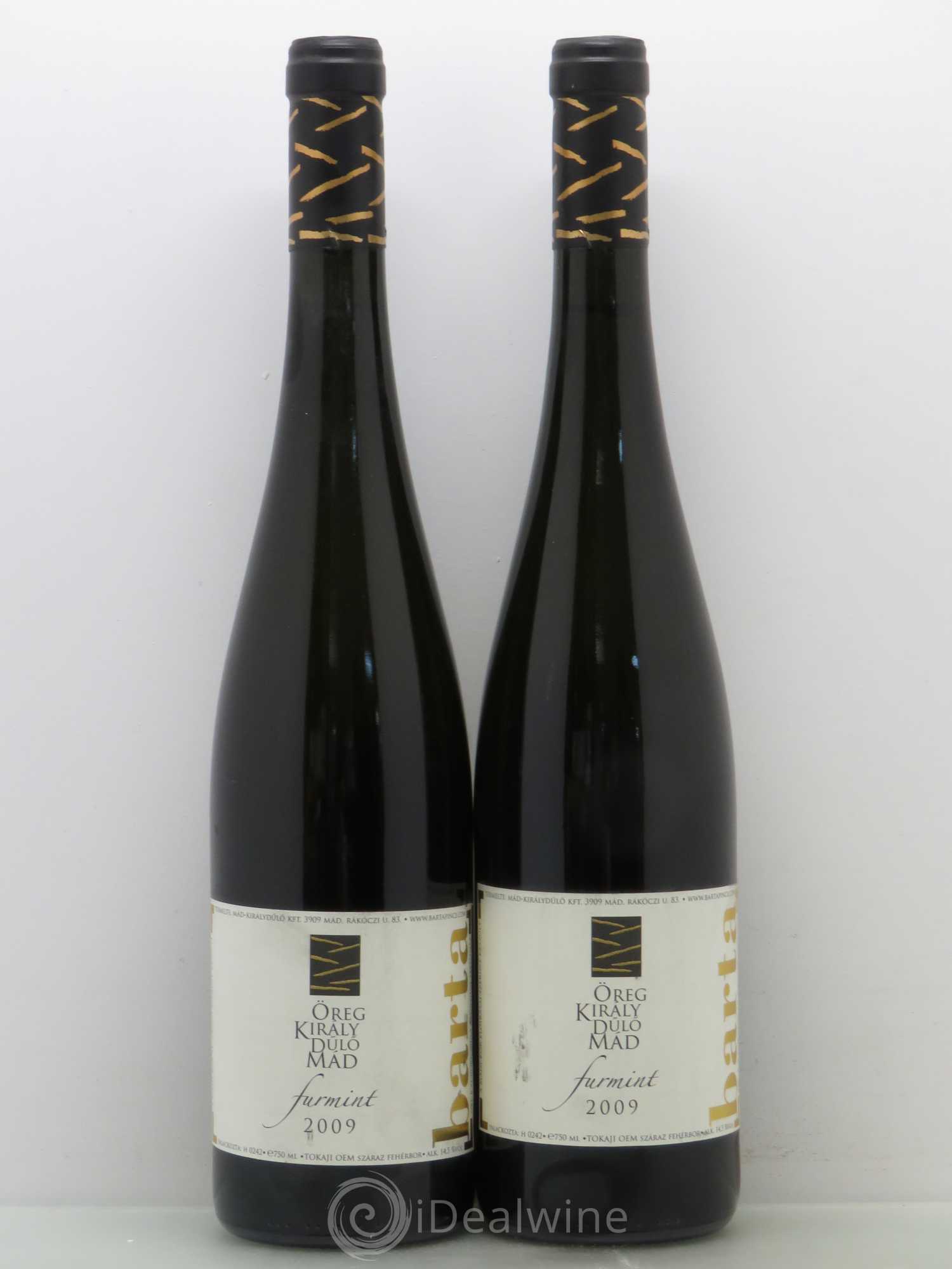 Tokaji Barta Pince Öreg Király Dulo Mad Tokaji Furmint (sans prix de réserve) 2009 - Lotto di 2 bottiglie - 0