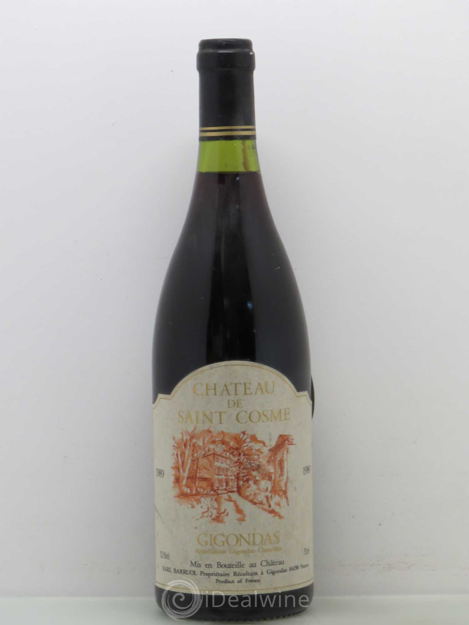 Gigondas Château De Saint Cosme 1989 - Posten von 1 Flasche - 0