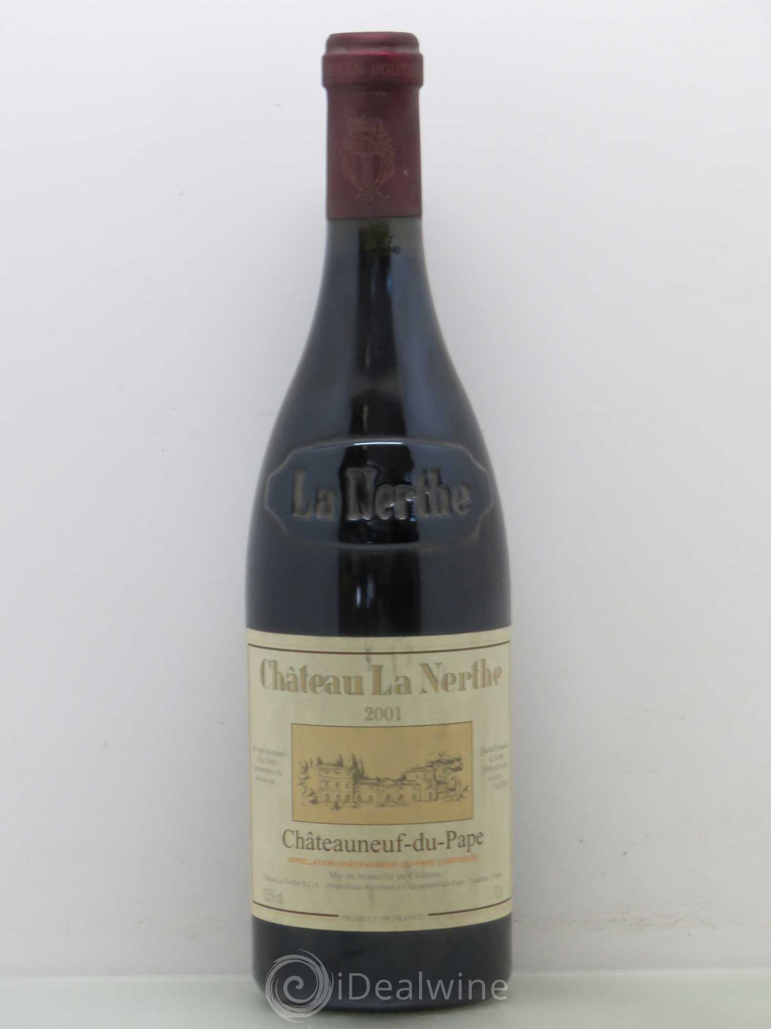Châteauneuf-du-Pape Château la Nerthe Famille Richard (sans prix de réserve) 2001 - Lot de 1 bouteille - 0