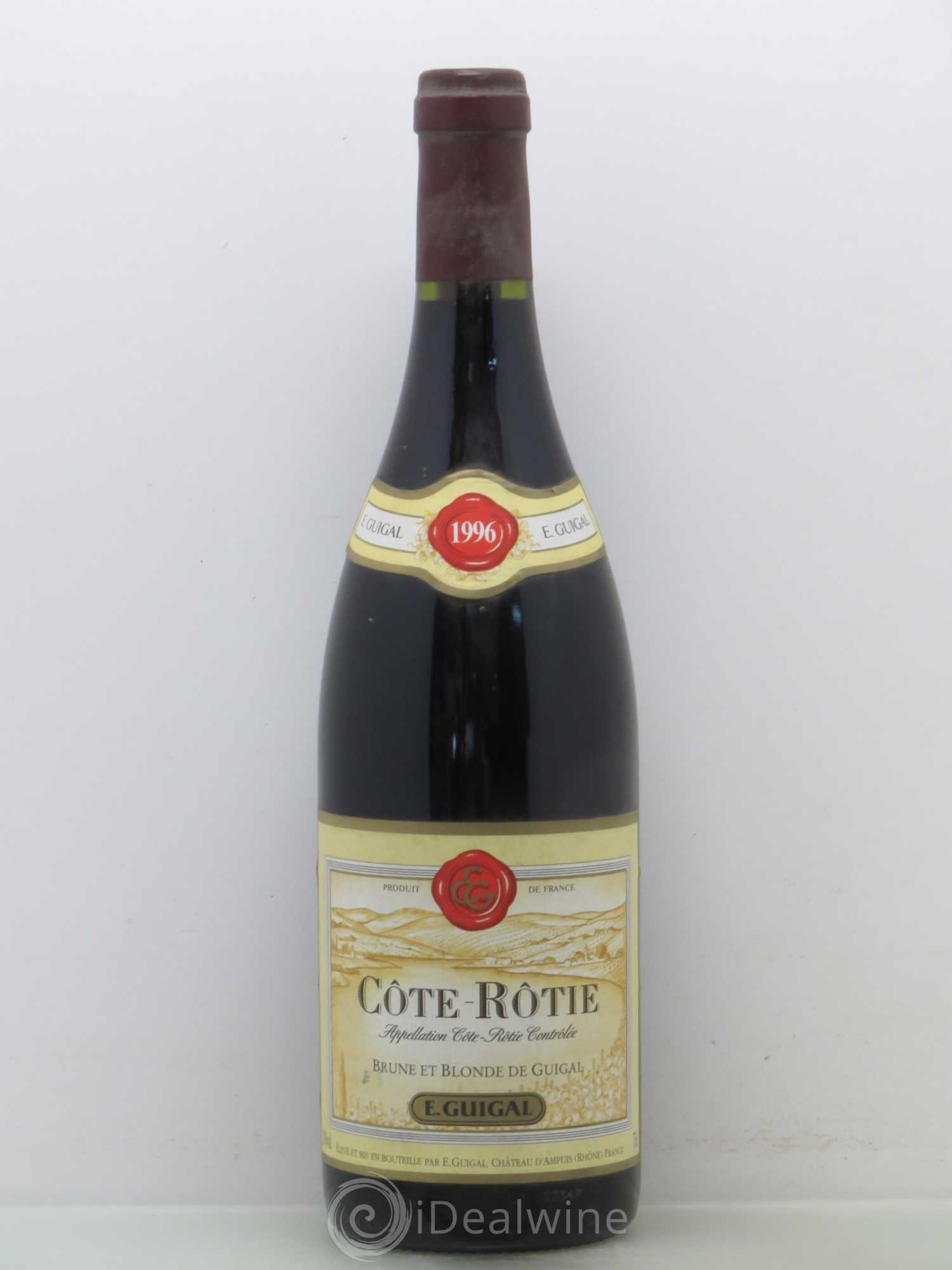 Côte-Rôtie Côtes Brune et Blonde Guigal 1996 - Lot de 1 bouteille - 0