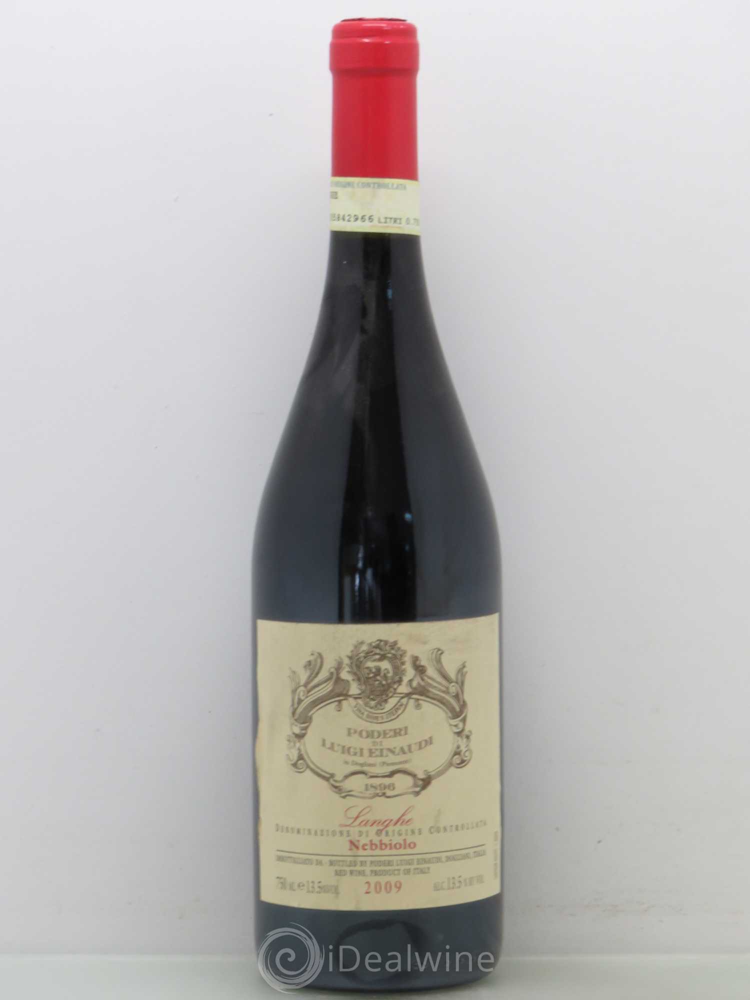 Langhe DOC Poderi Luigi Einaudi (sans prix de réserve) 2009 - Posten von 1 Flasche - 0