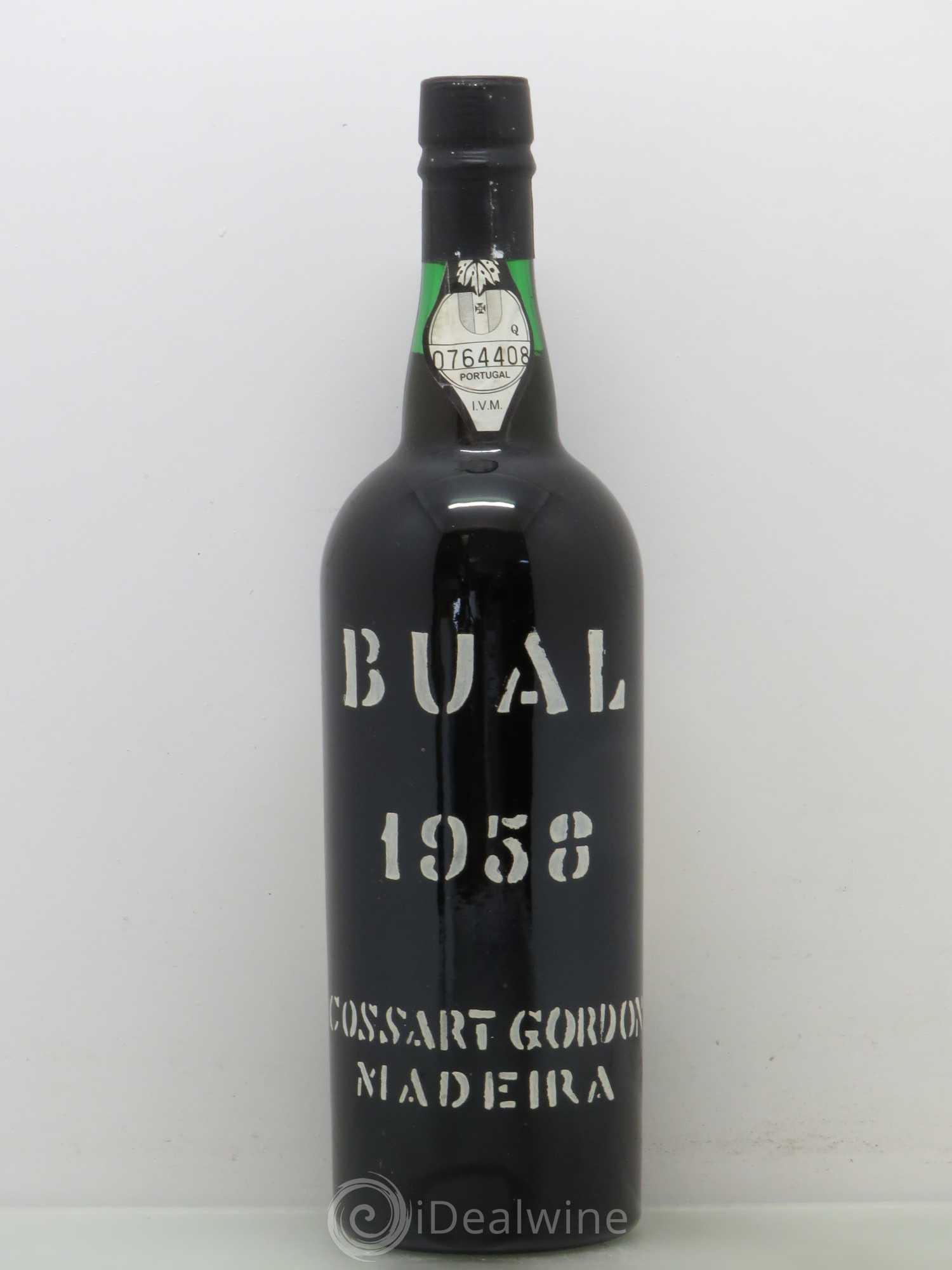 Madère Cossart Gordon Vintage Bual 1958 - Posten von 1 Flasche - 0