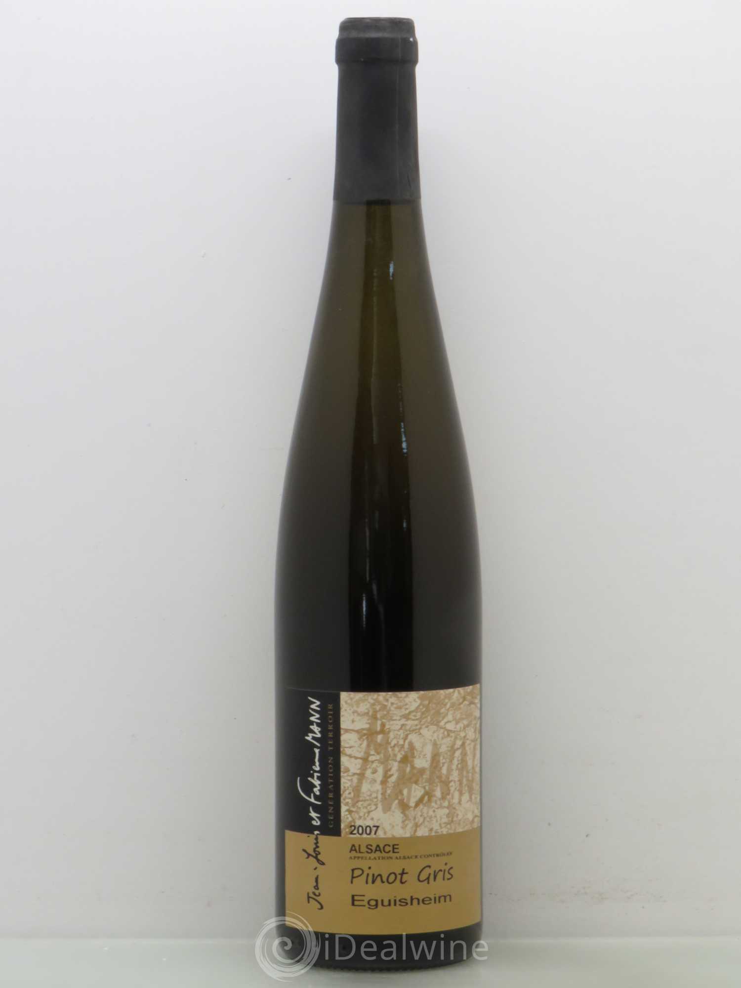 Pinot Gris Jean-Louis et Fabienne Mann (sans prix de réserve) 2007 - Posten von 1 Flasche - 0