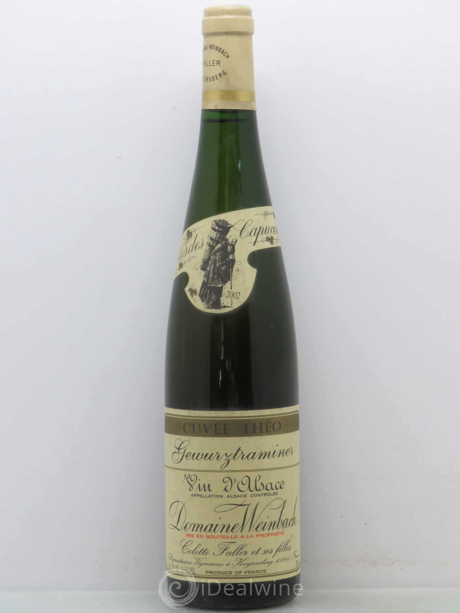 Alsace Gewurztraminer Cuvée Théo Weinbach (Domaine) 2002 - Lot de 1 bouteille - 0