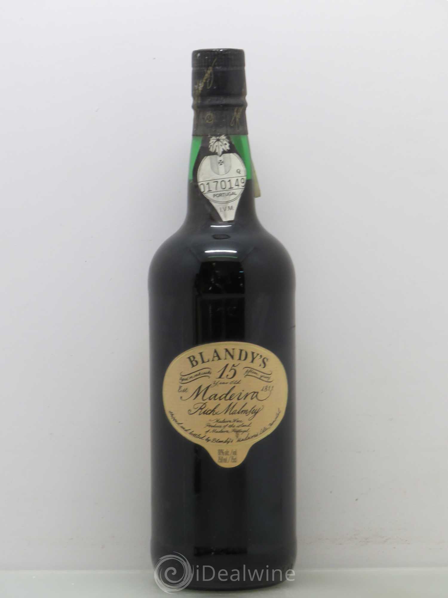 Madère Blandy's 15 years old Rich Malmsey - Posten von 1 Flasche - 0