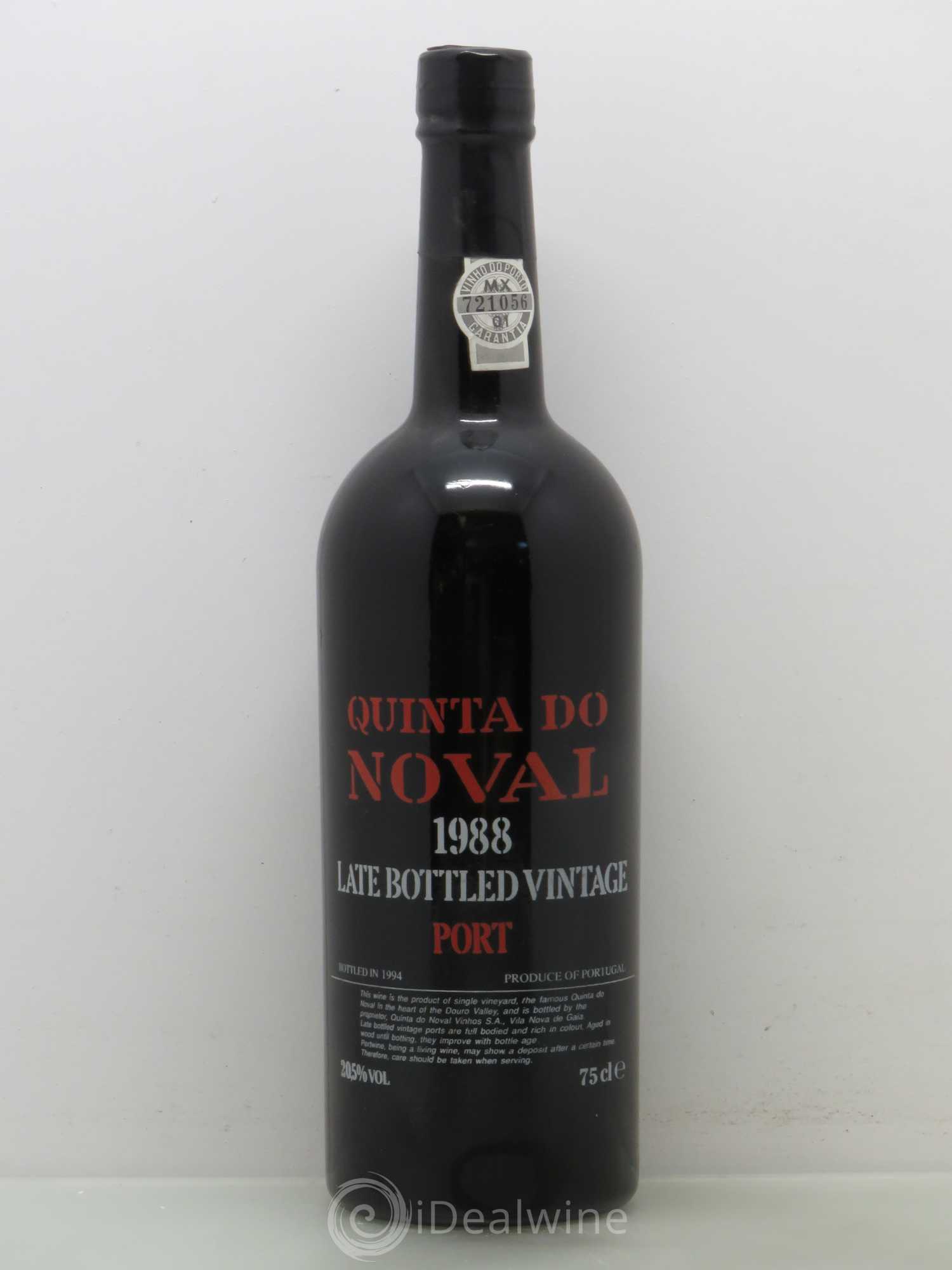 Porto Quinta Do Noval Vintage LBV 1988 - Lot de 1 bouteille - 0
