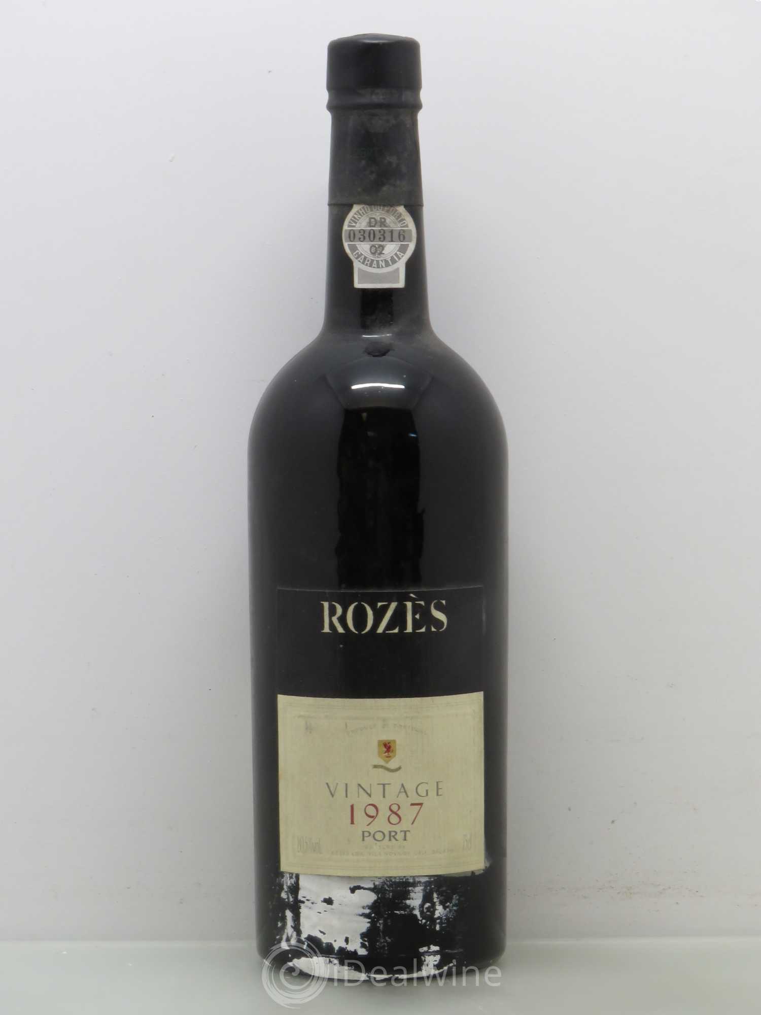 Porto Vintage Rozès (sans prix de réserve) 1987 - Lot de 1 bouteille - 0