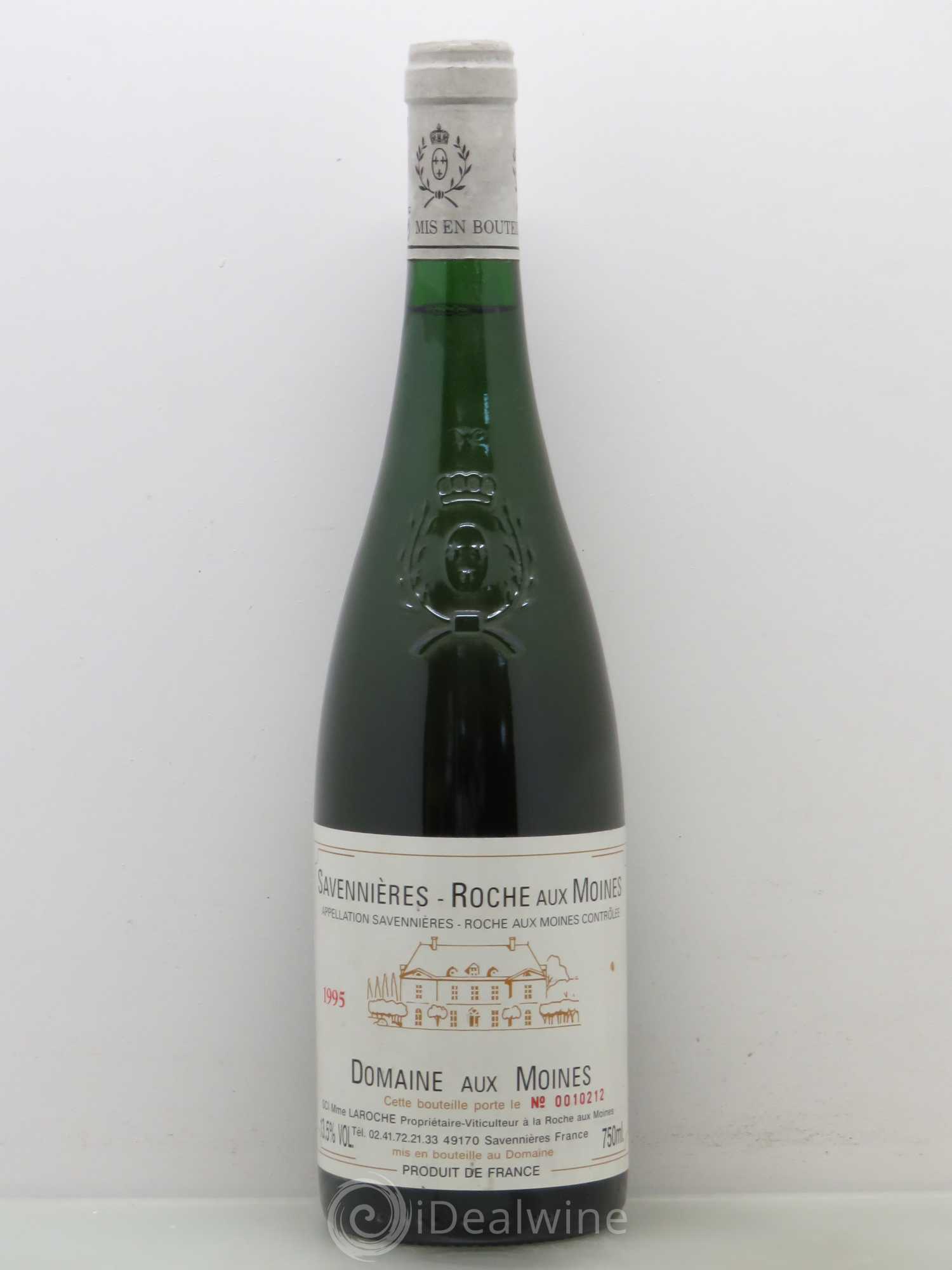 Savennières Roche aux Moines Domaine aux moines 1995 - Lot de 1 bouteille - 0