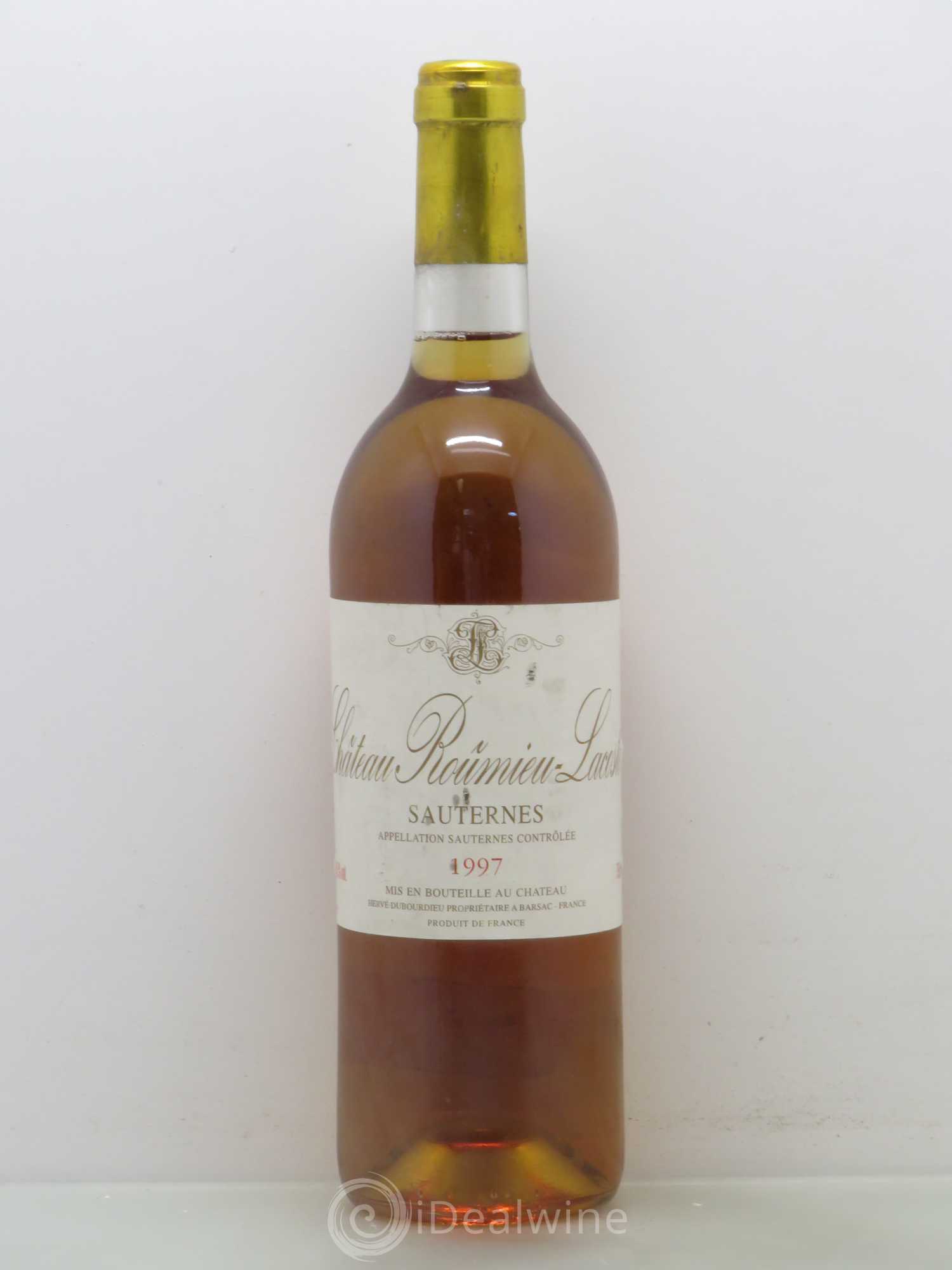 Château Roûmieu-Lacoste Cru Bourgeois (senza prezzo di riserva) 1997 - Lotto di 1 bottiglia - 0