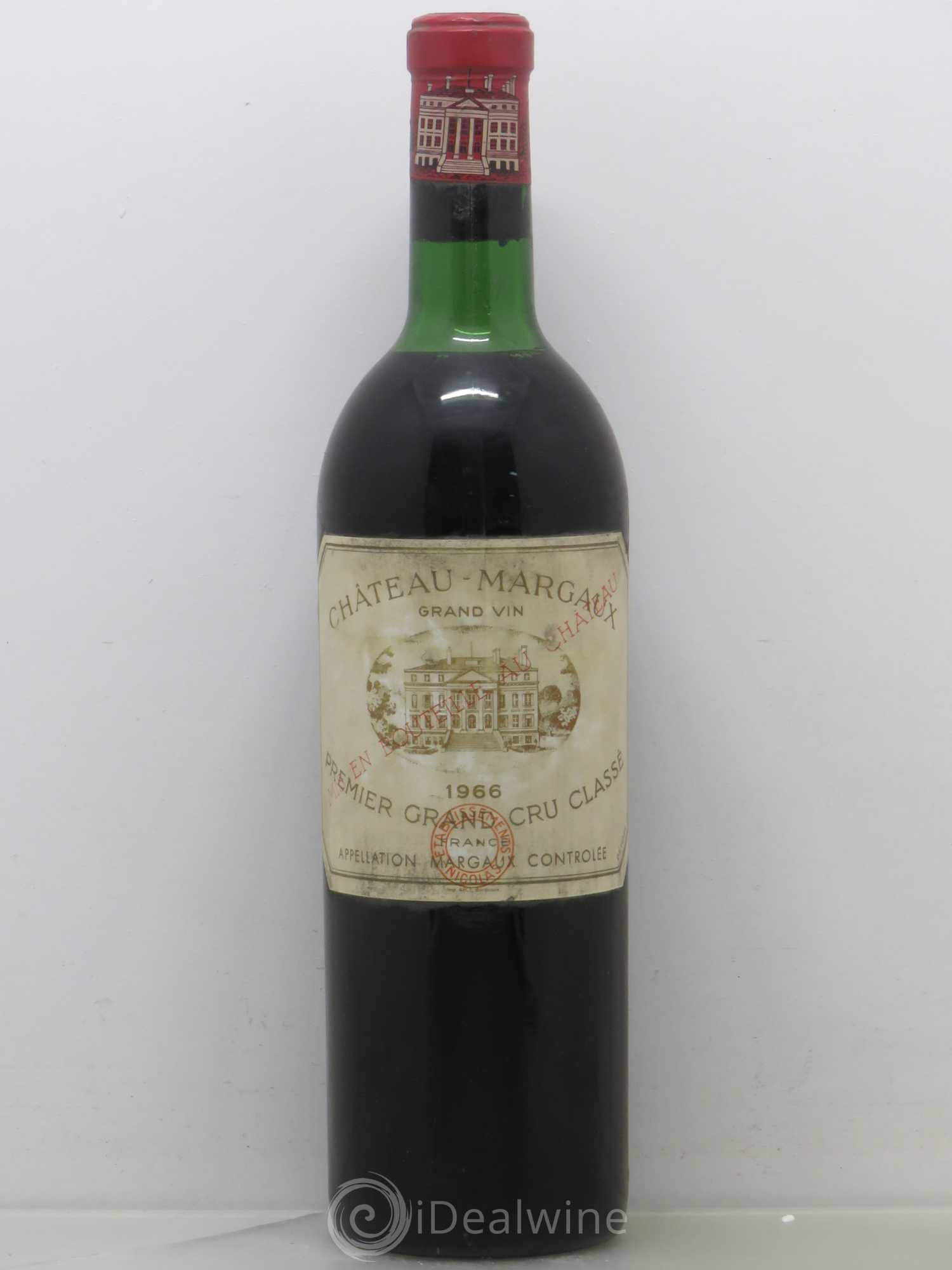 Château Margaux 1er Grand Cru Classé 1966 - Lot de 1 bouteille - 0