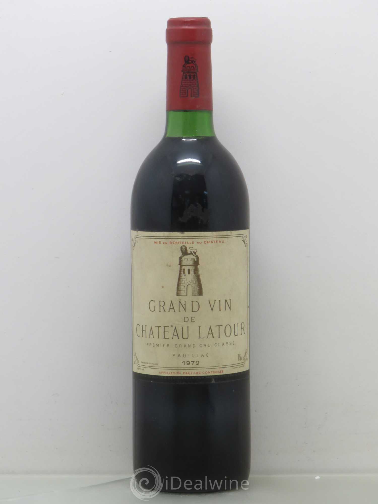 Château Latour 1er Grand Cru Classé 1979 - Lot de 1 bouteille - 0