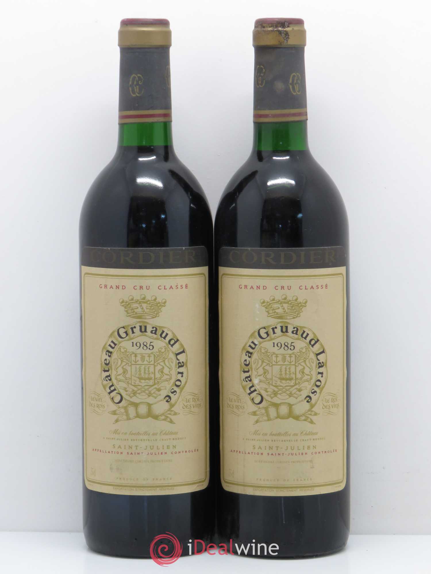 Château Gruaud Larose 2ème Grand Cru Classé 1985 - Lot de 2 bouteilles - 0