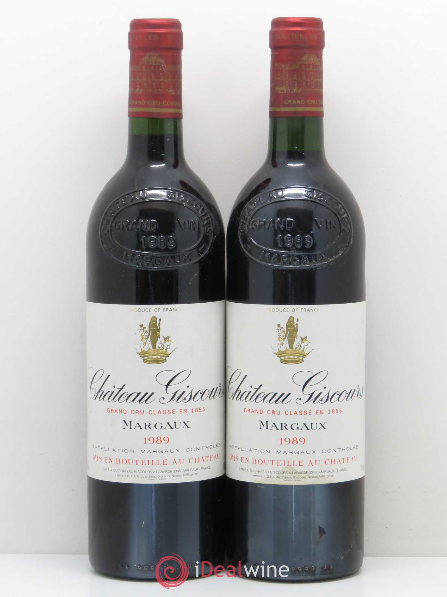Château Giscours 3ème Grand Cru Classé 1989 - Lot de 2 bouteilles - 0