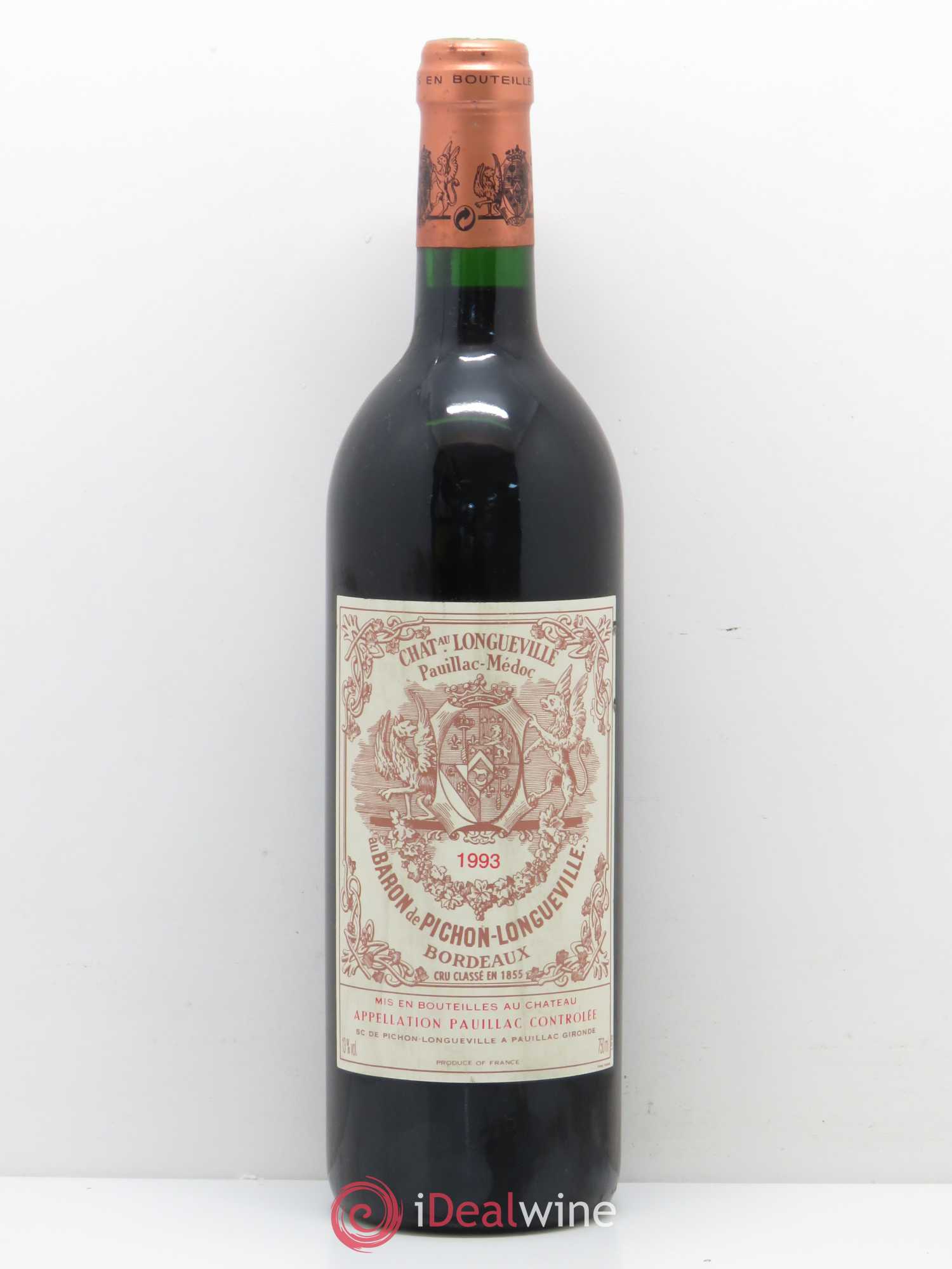 Pichon Longueville Baron 2ème Grand Cru Classé 1993 - Lot de 1 bouteille - 0