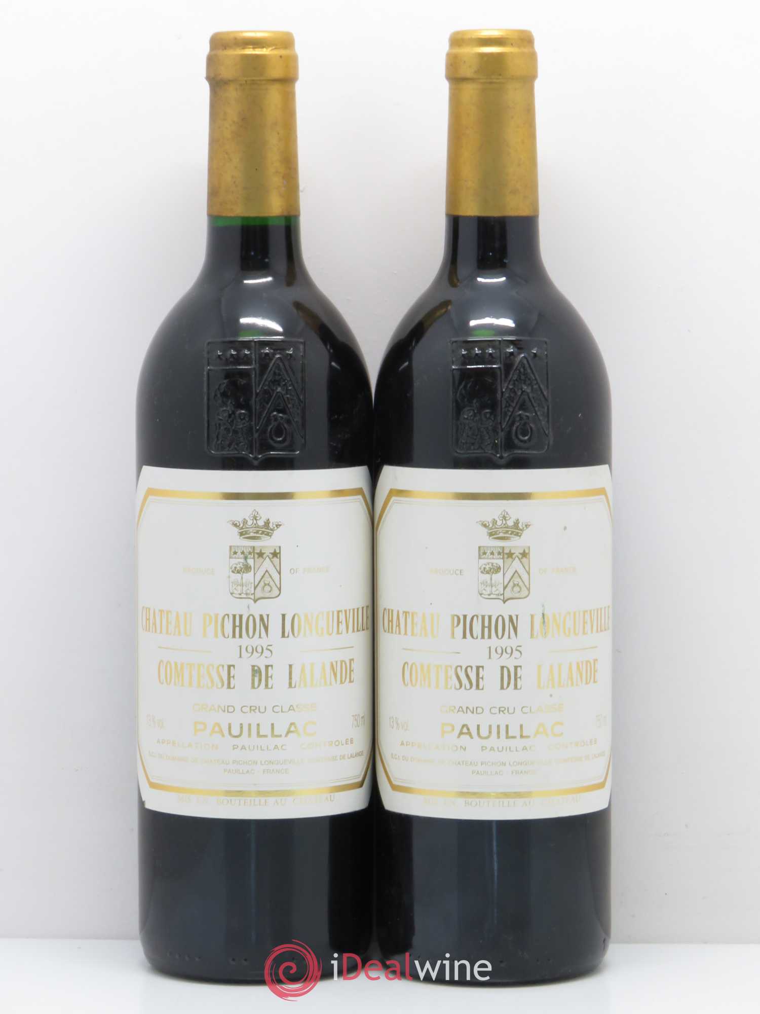 Château Pichon Longueville Comtesse de Lalande 2ème Grand Cru Classé 1995 - Lot de 2 bouteilles - 0