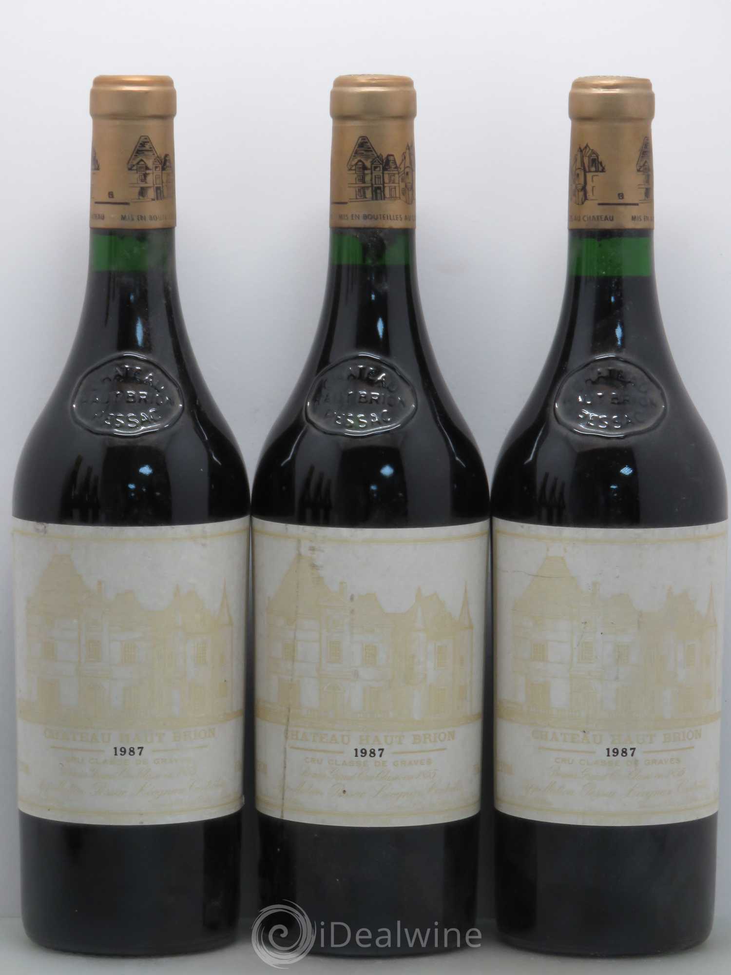 Château Haut Brion 1er Grand Cru Classé 1987 - Lot de 6 bouteilles - 1
