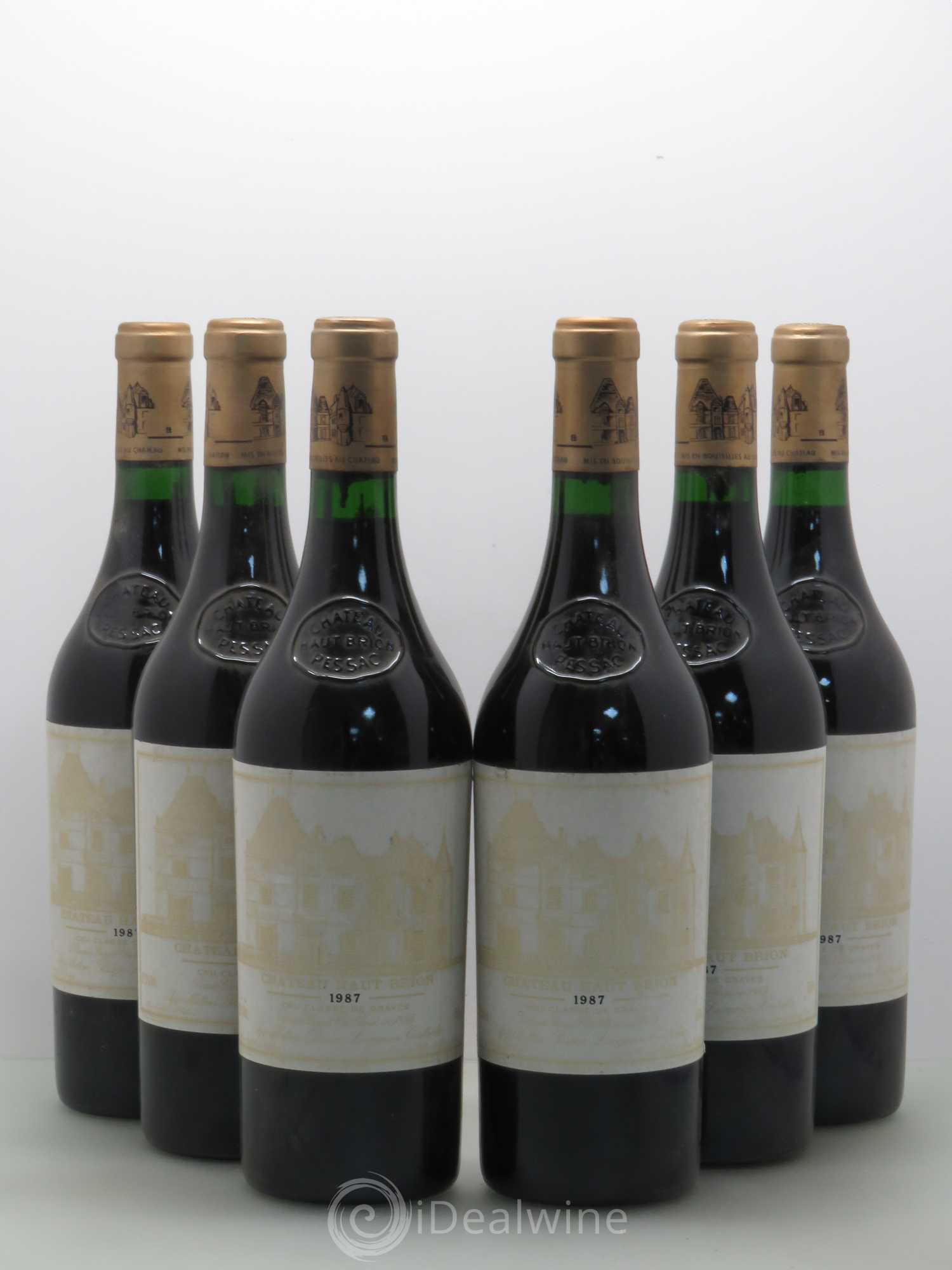 Château Haut Brion 1er Grand Cru Classé 1987 - Lot de 6 bouteilles - 0