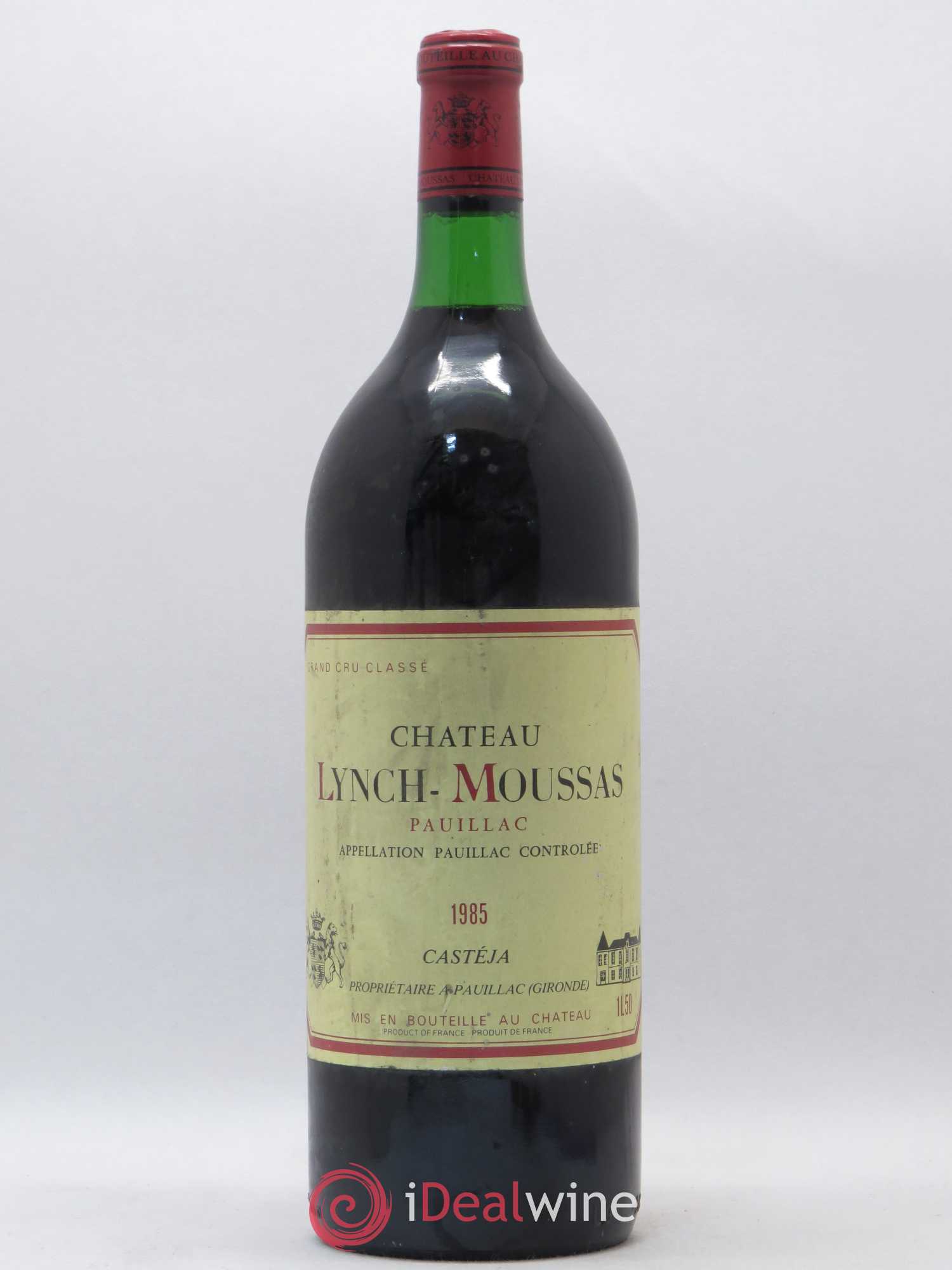 Château Lynch Moussas 5ème Grand Cru Classé 1985 - Lot de 1 magnum - 0