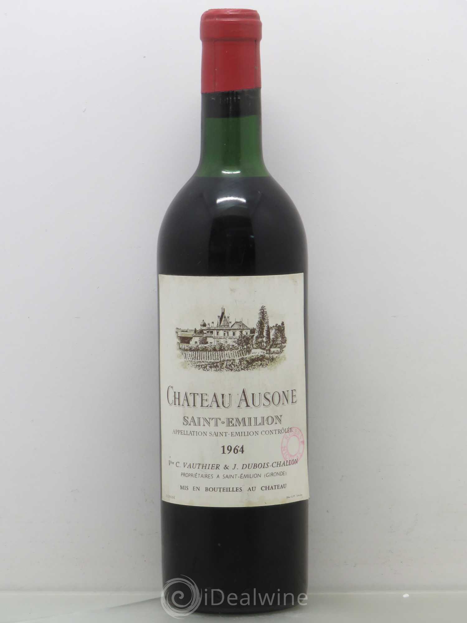 Château Ausone 1er Grand Cru Classé A 1964 - Lot de 1 bouteille - 0