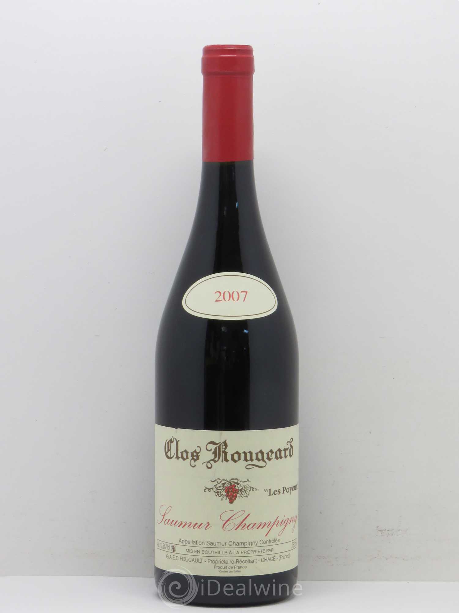 Saumur-Champigny Les Poyeux Clos Rougeard 2007 - Lot de 1 bouteille - 0