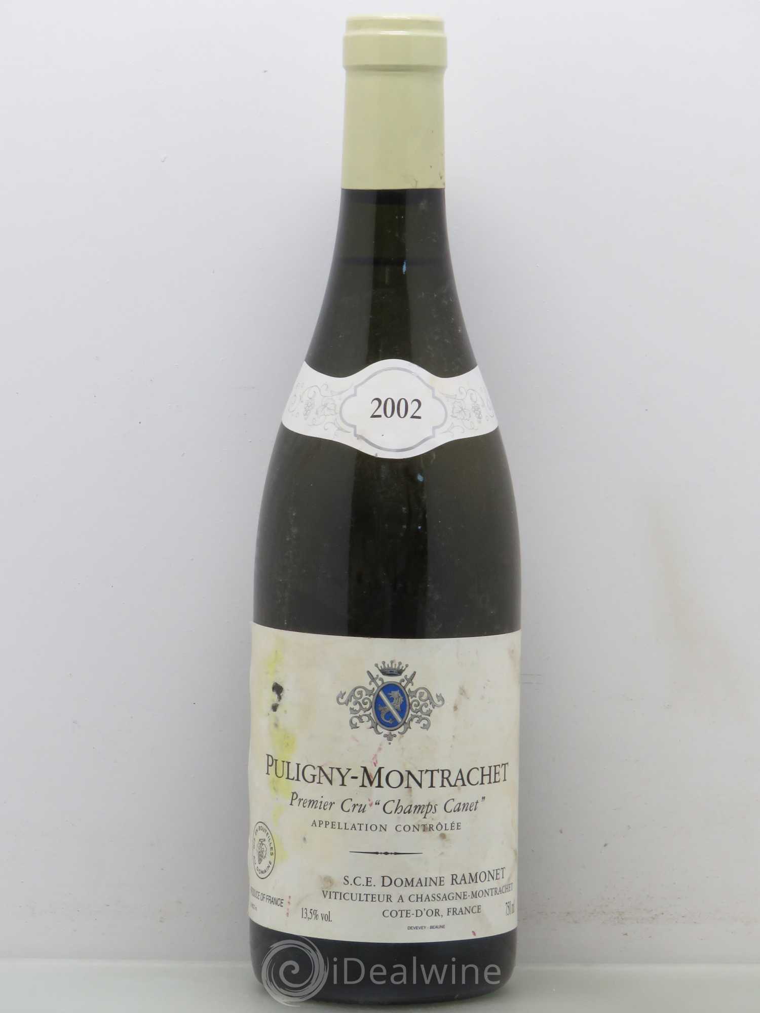 Puligny-Montrachet 1er Cru Champs Canet Ramonet (Domaine) 2002 - Lot de 1 bouteille - 0