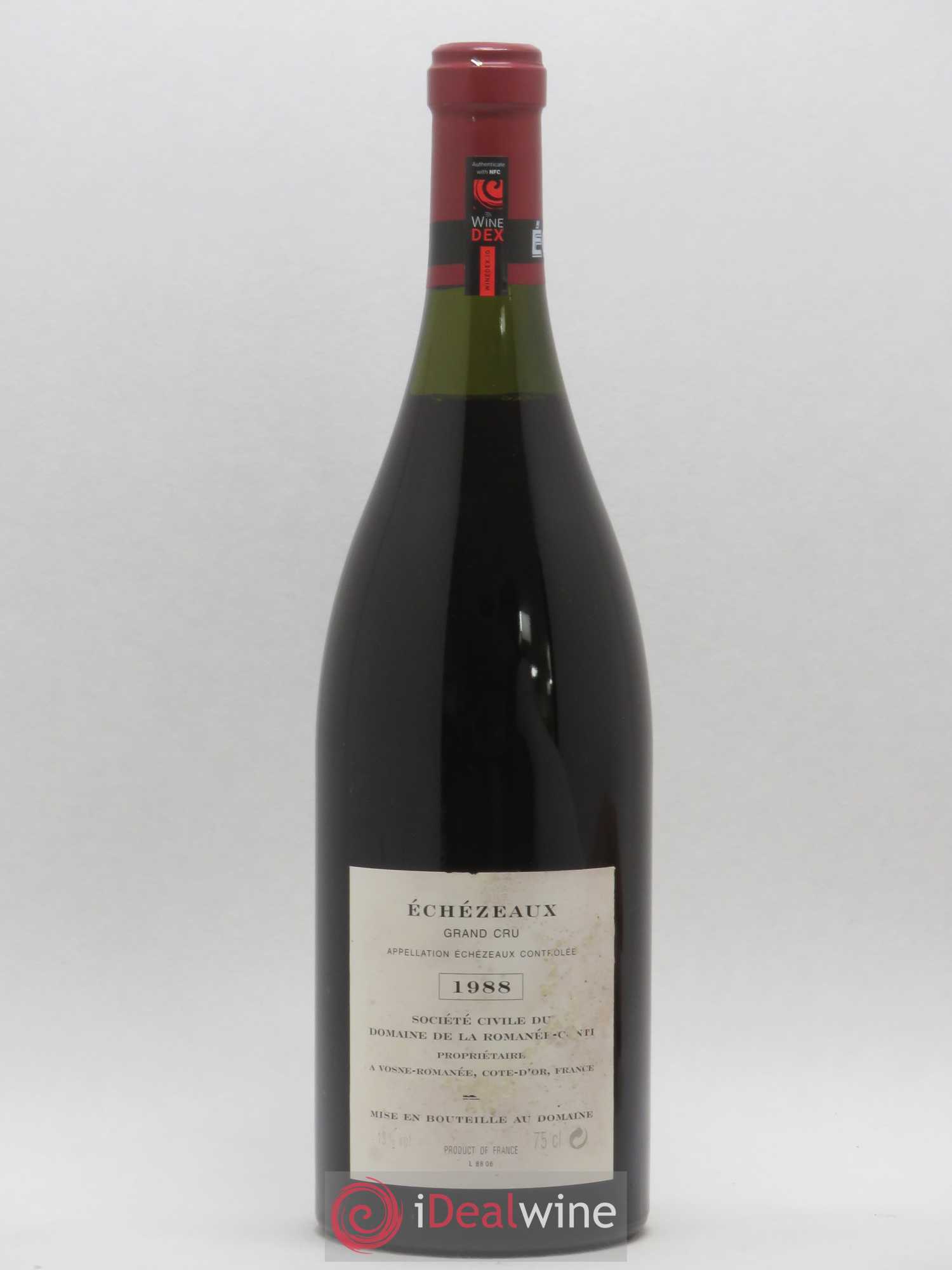 Echezeaux Grand Cru Domaine de la Romanée-Conti 1988 - Lot de 1 bouteille - 1
