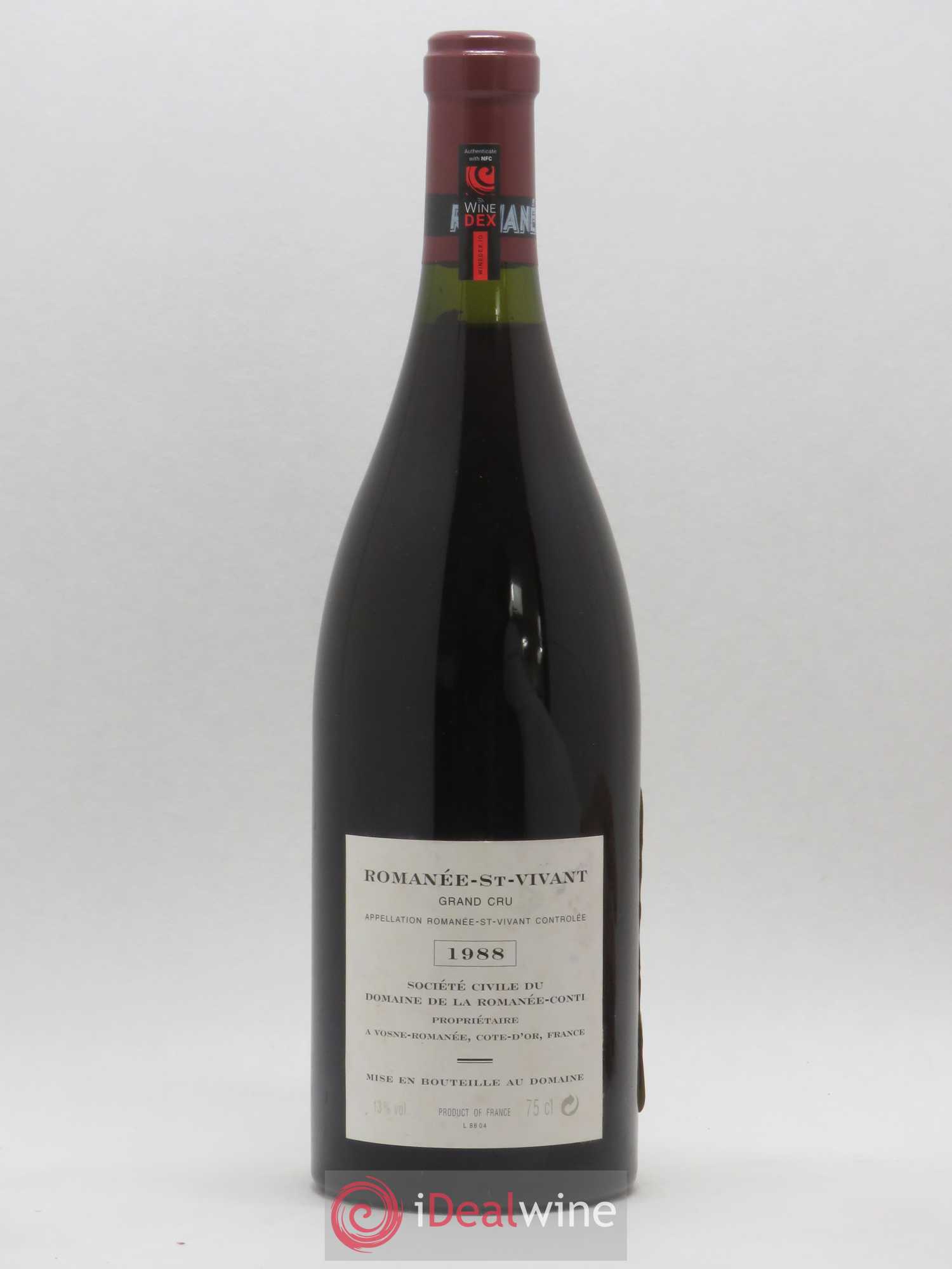 Romanée-Saint-Vivant Grand Cru Domaine de la Romanée-Conti 1988 - Lot of 1 bottle - 1