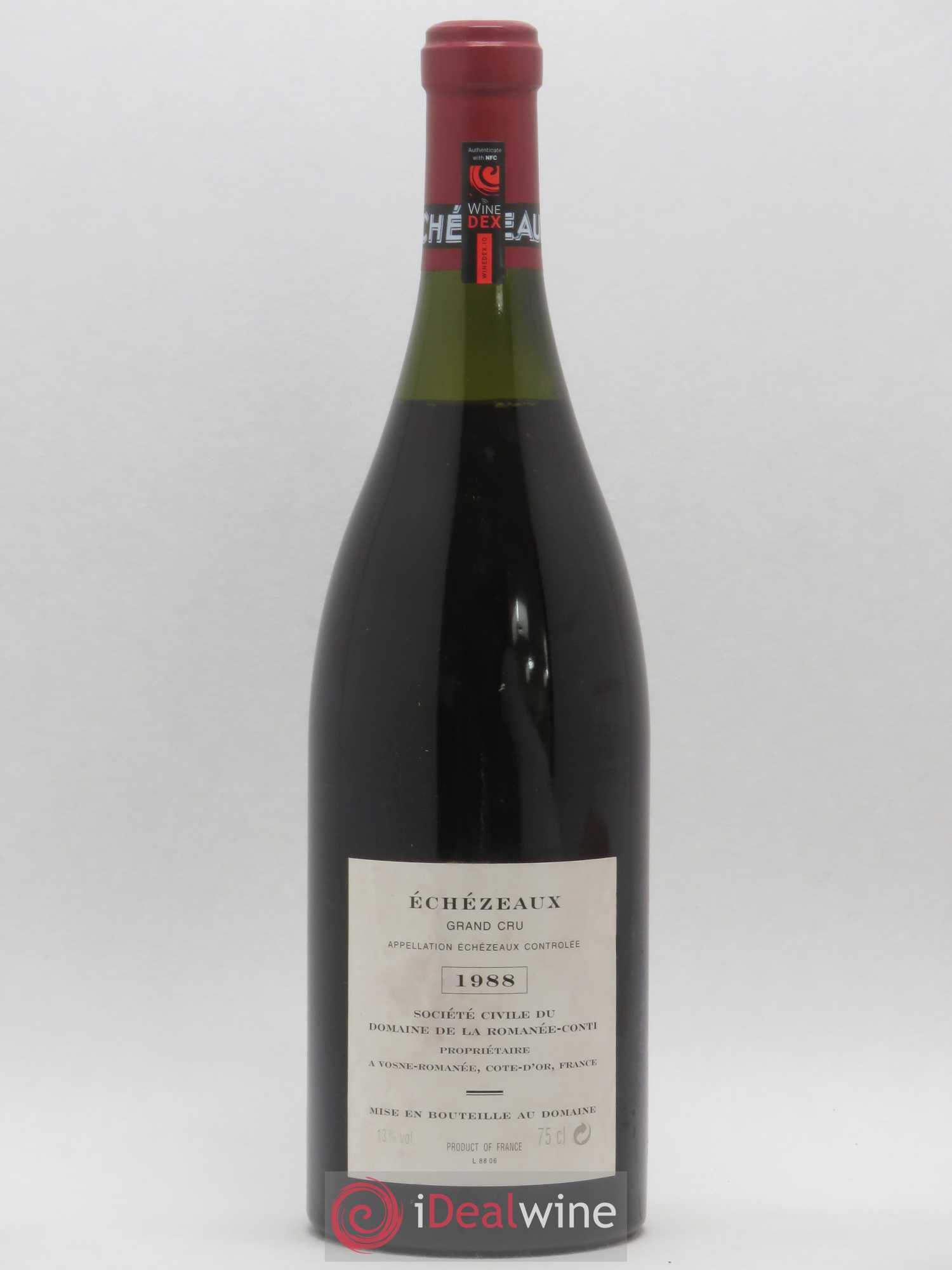 Echezeaux Grand Cru Domaine de la Romanée-Conti 1988 - Lot de 1 bouteille - 1