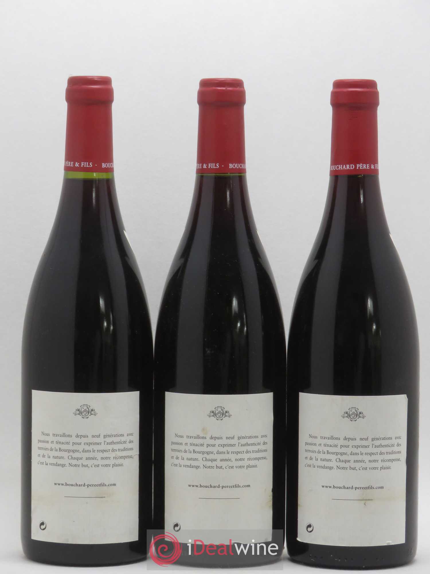 Bonnes-Mares Grand Cru Bouchard Père & Fils 2001 - Lot de 3 bouteilles - 1