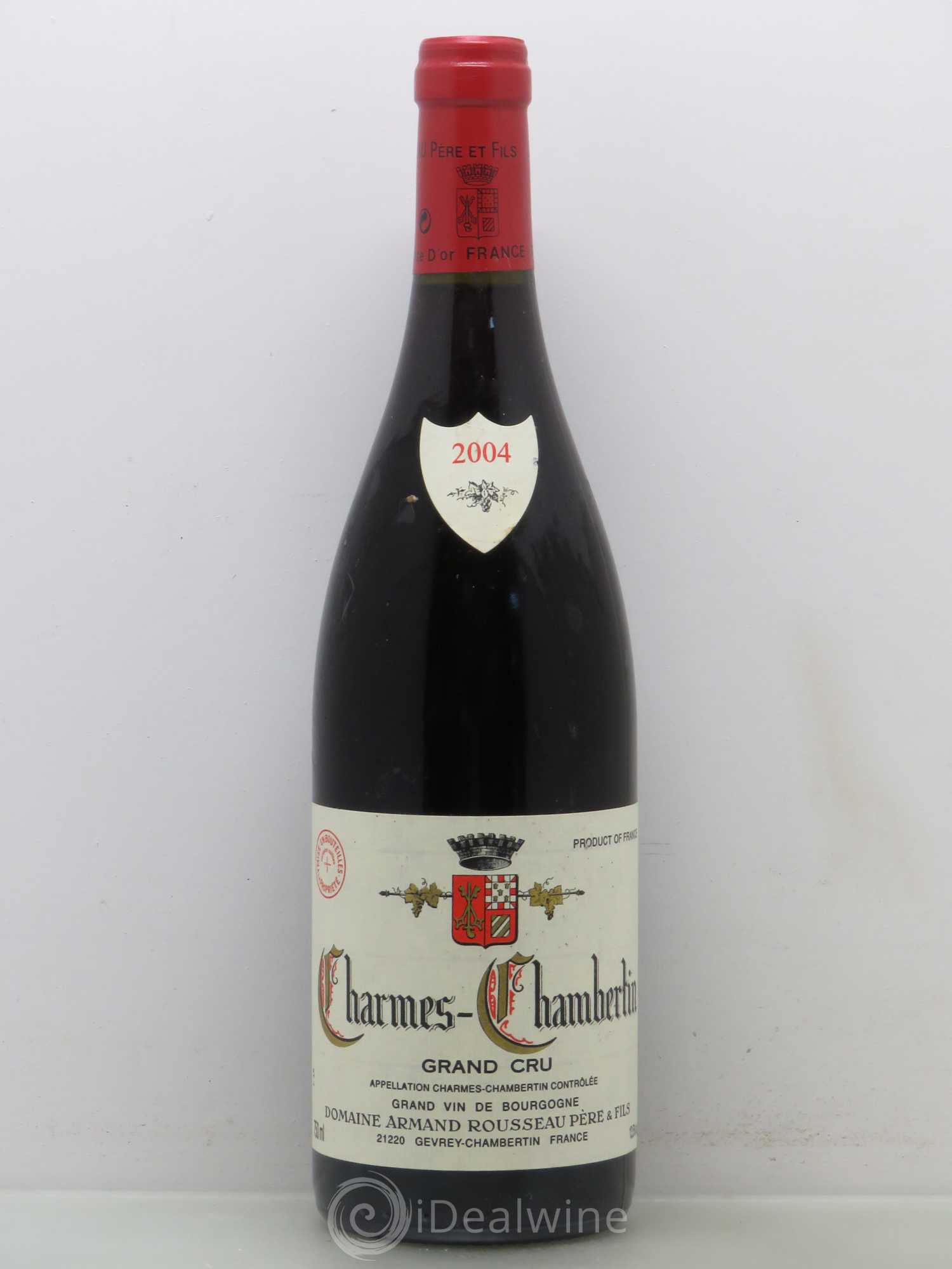 Charmes-Chambertin Grand Cru Armand Rousseau (Domaine) 2004 - Lot de 1 bouteille - 0
