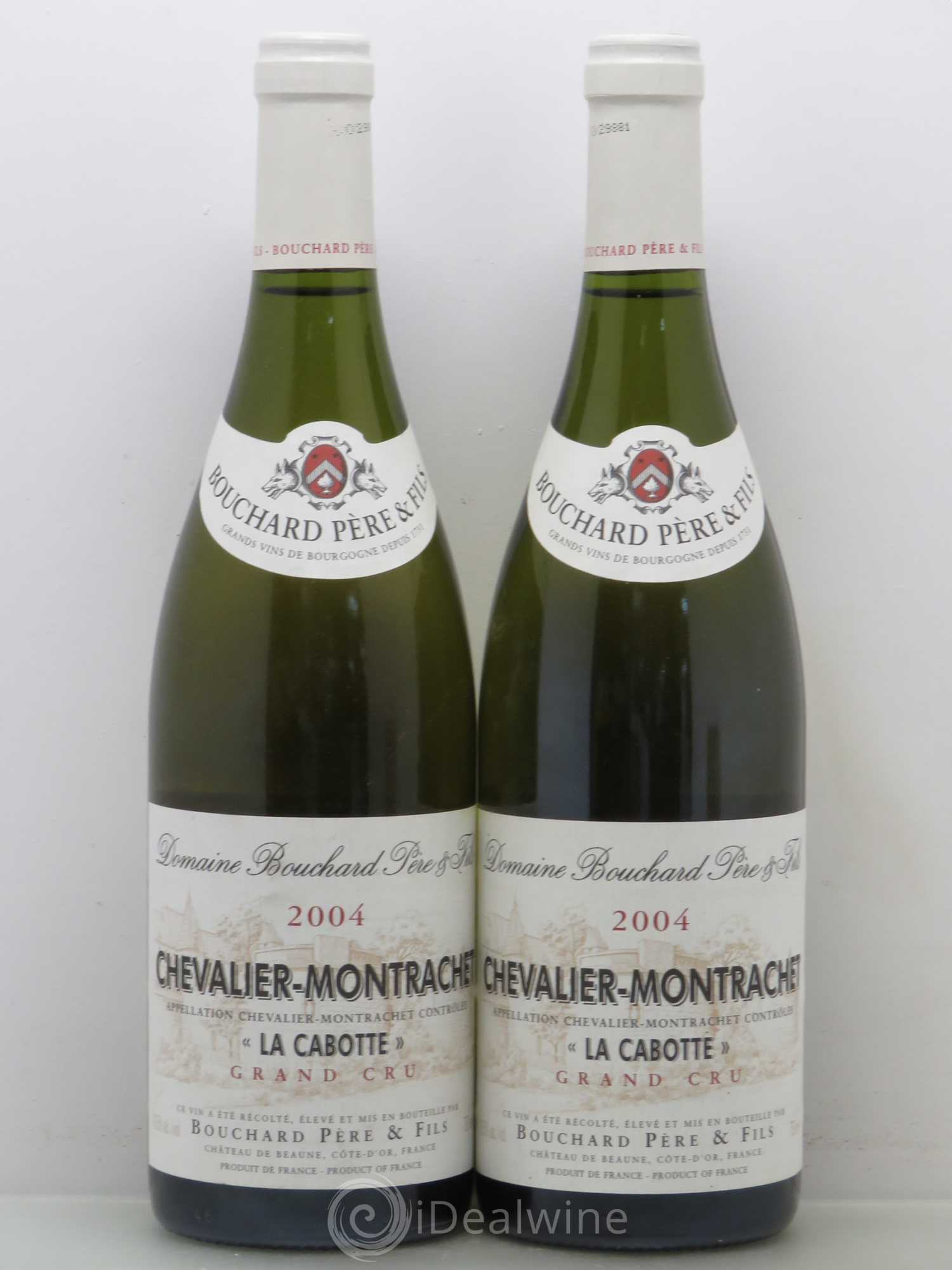 Chevalier-Montrachet Grand Cru La Cabotte Bouchard Père & Fils 2004 - Lot de 2 bouteilles - 0