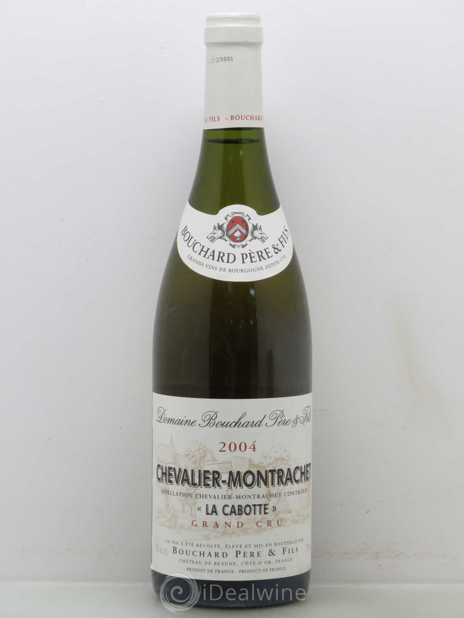 Chevalier-Montrachet Grand Cru La Cabotte Bouchard Père & Fils 2004 - Lot de 1 bouteille - 0