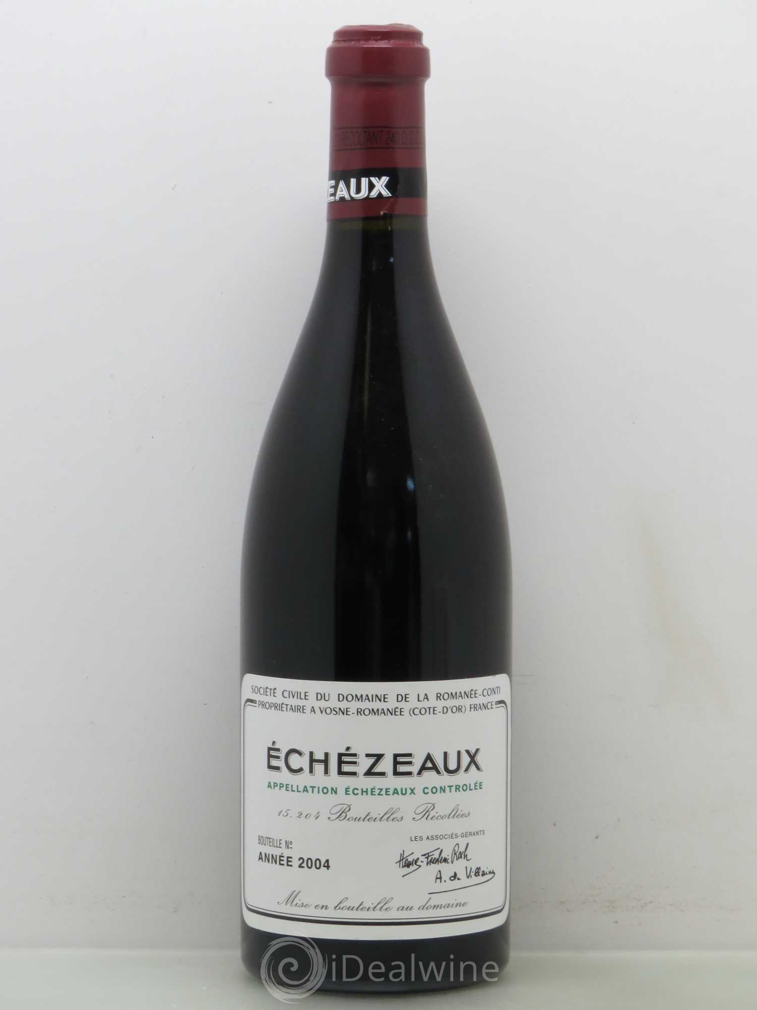 Echezeaux Grand Cru Domaine de la Romanée-Conti 2004 - Lot de 1 bouteille - 0