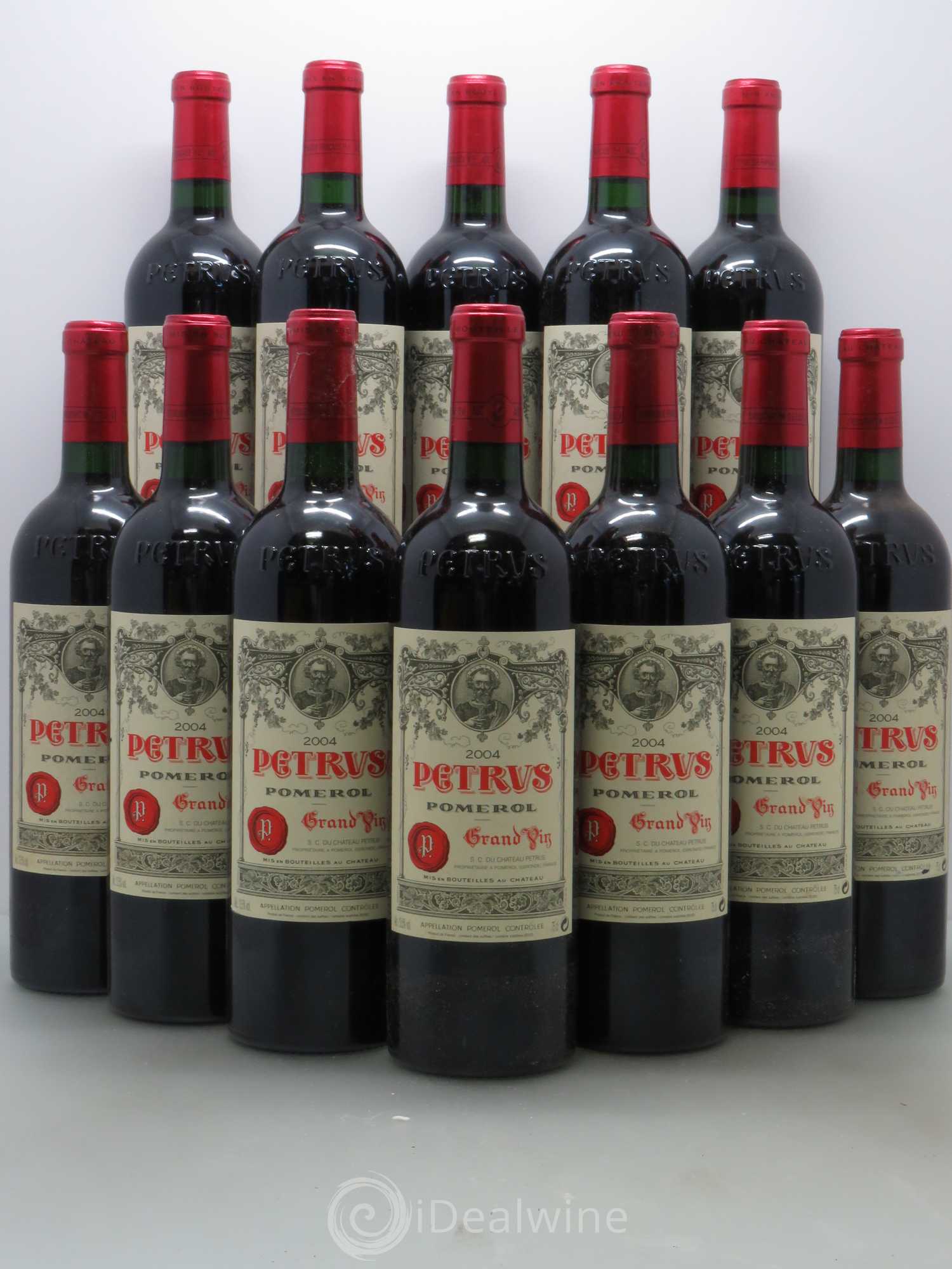 Petrus 2004 - Lot de 12 bouteilles - 0