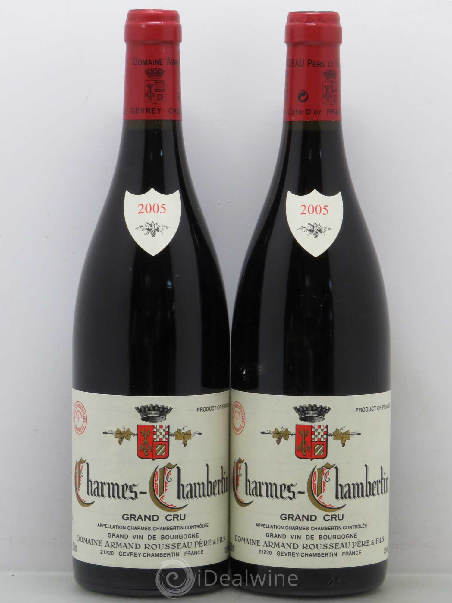 Charmes-Chambertin Grand Cru Armand Rousseau (Domaine) 2005 - Lot de 2 bouteilles - 0
