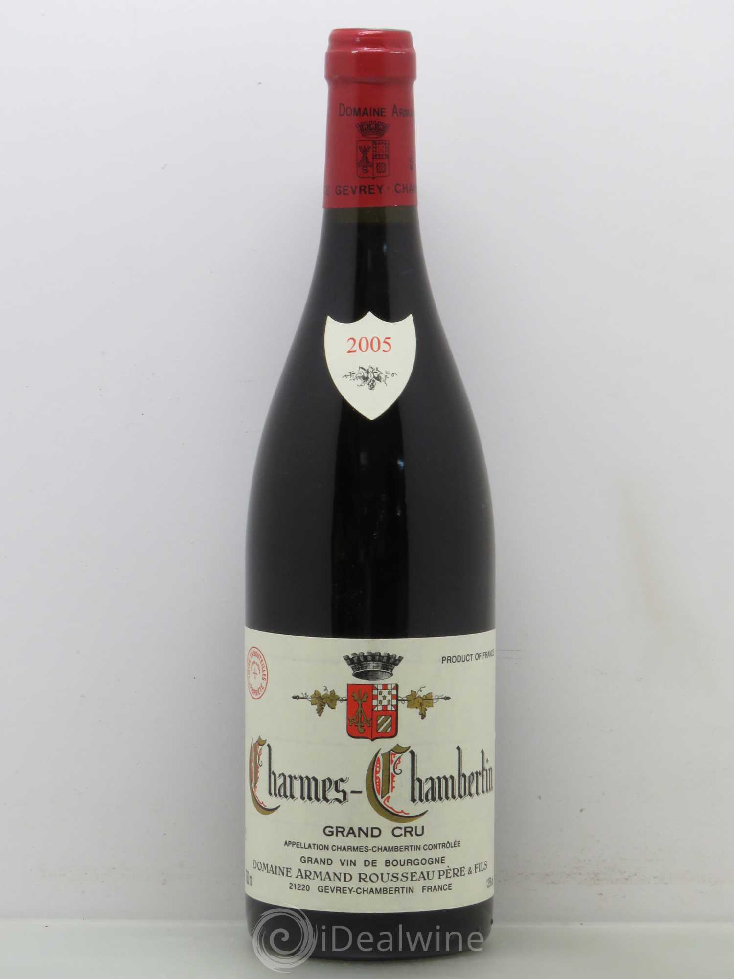 Charmes-Chambertin Grand Cru Armand Rousseau (Domaine) 2005 - Lot de 1 bouteille - 0