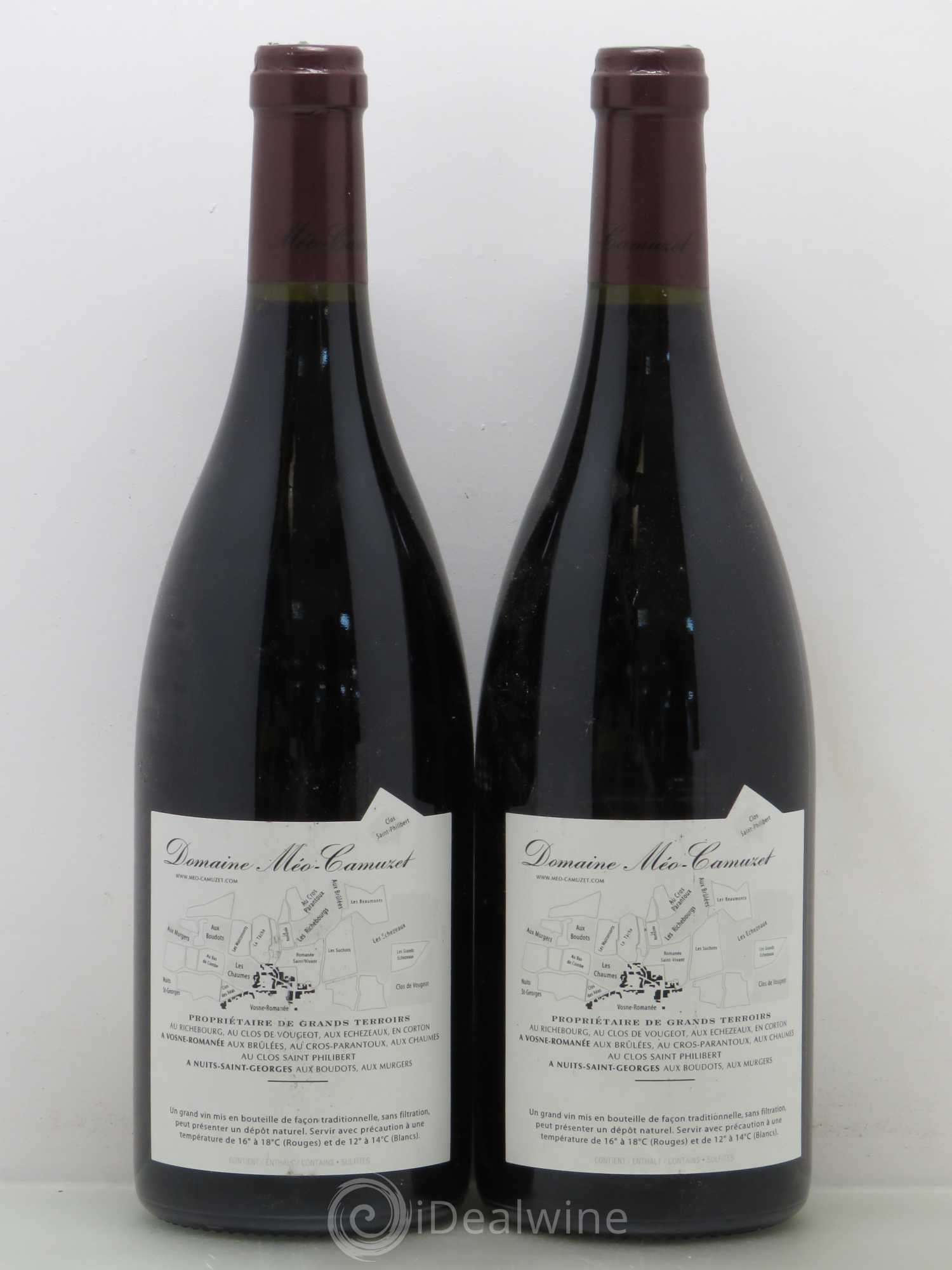 Vosne-Romanée 1er Cru Aux Brûlées Méo-Camuzet (Domaine) 2005 - Lot de 2 bouteilles - 1