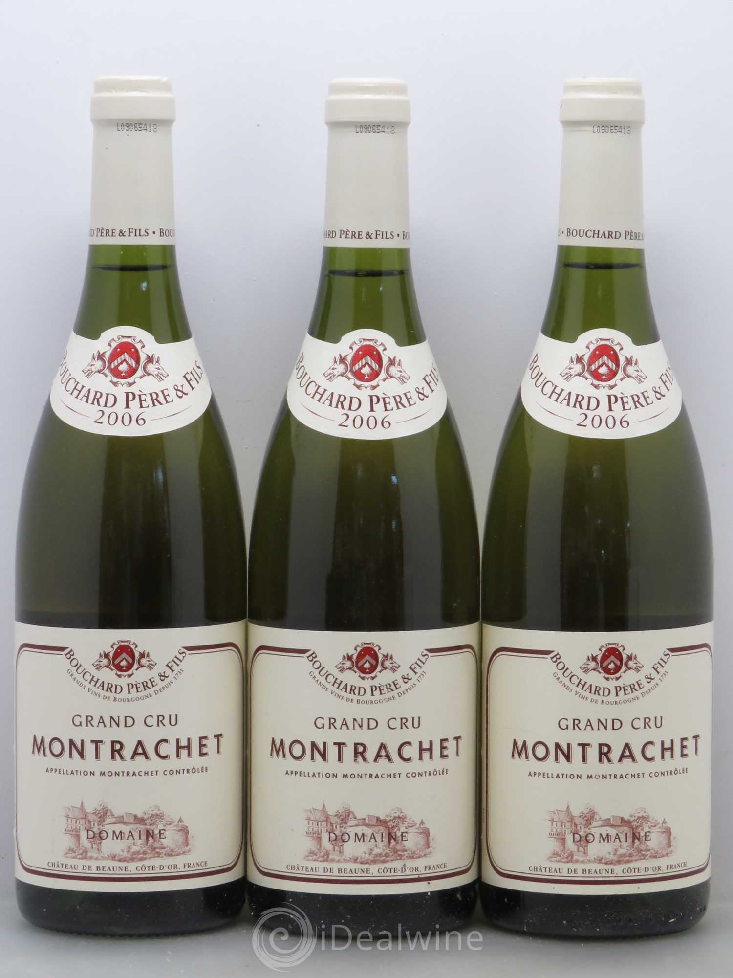 Montrachet Grand Cru Bouchard Père & Fils 2006 - Lot de 3 bouteilles - 0