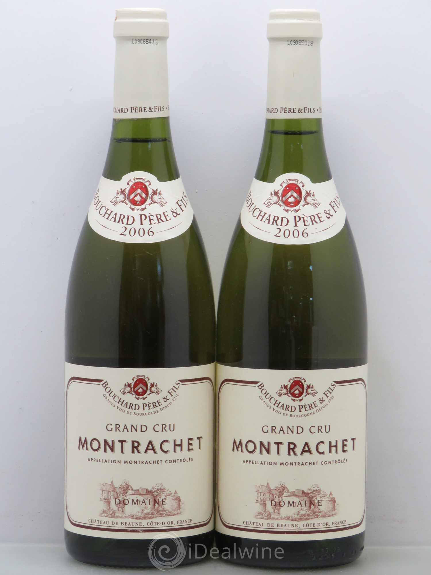 Montrachet Grand Cru Bouchard Père & Fils 2006 - Lot de 2 bouteilles - 0
